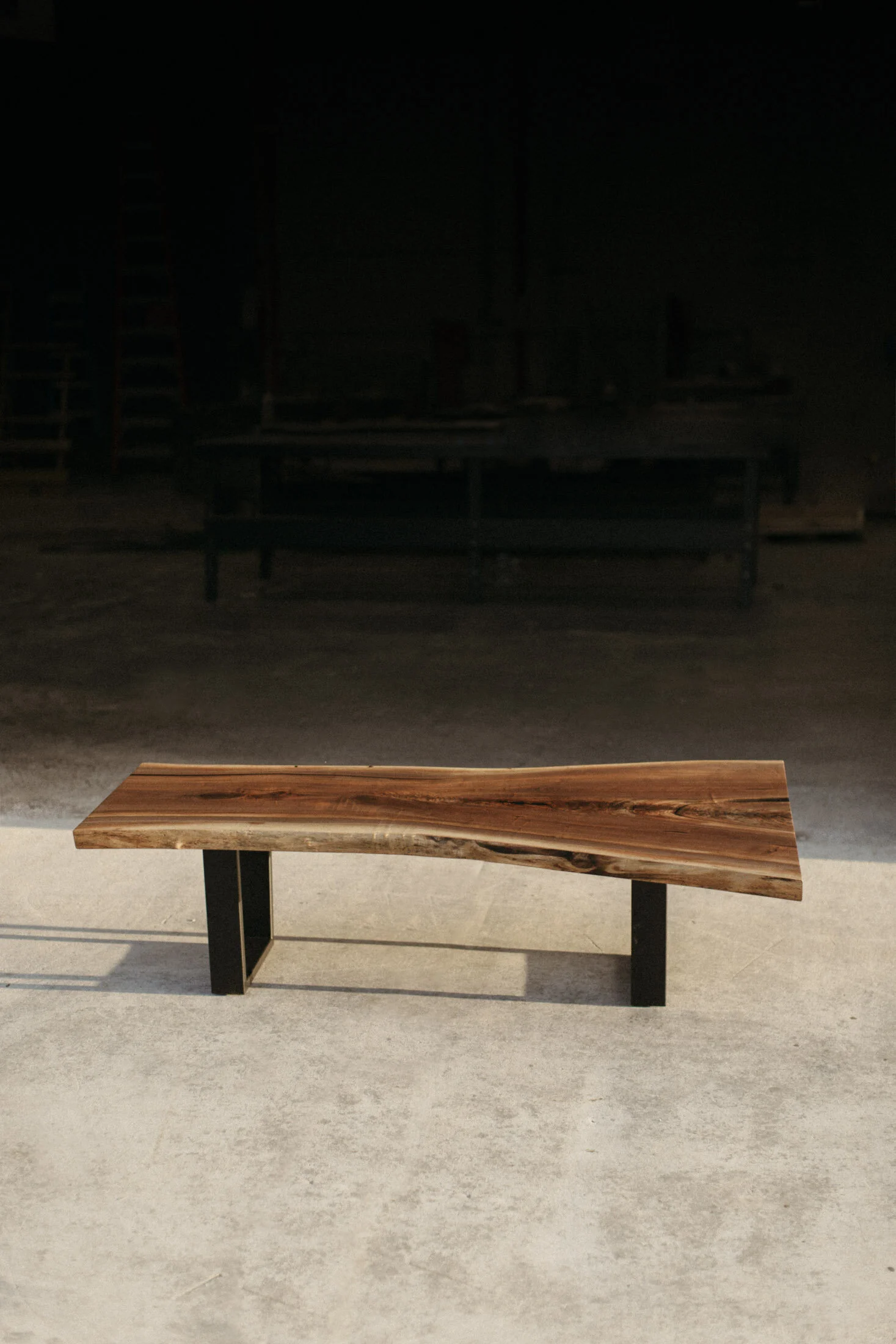 Custom slab coffee table