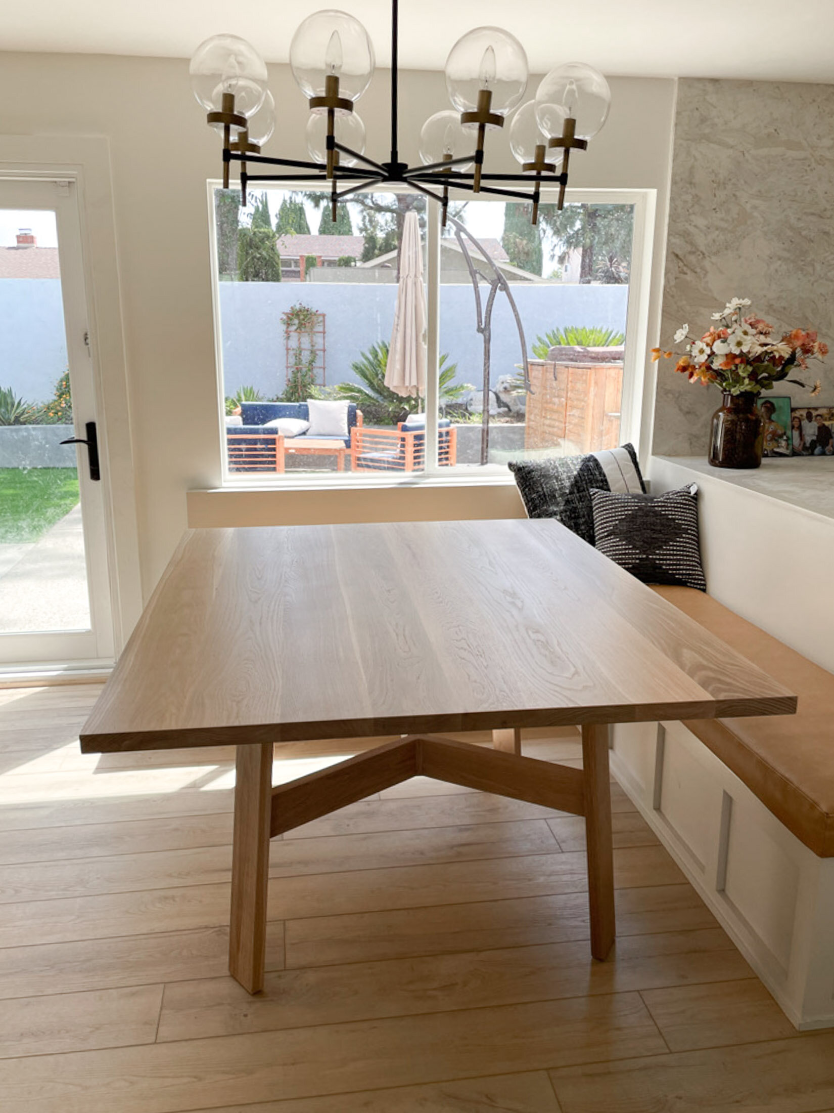 Custom modern dining table