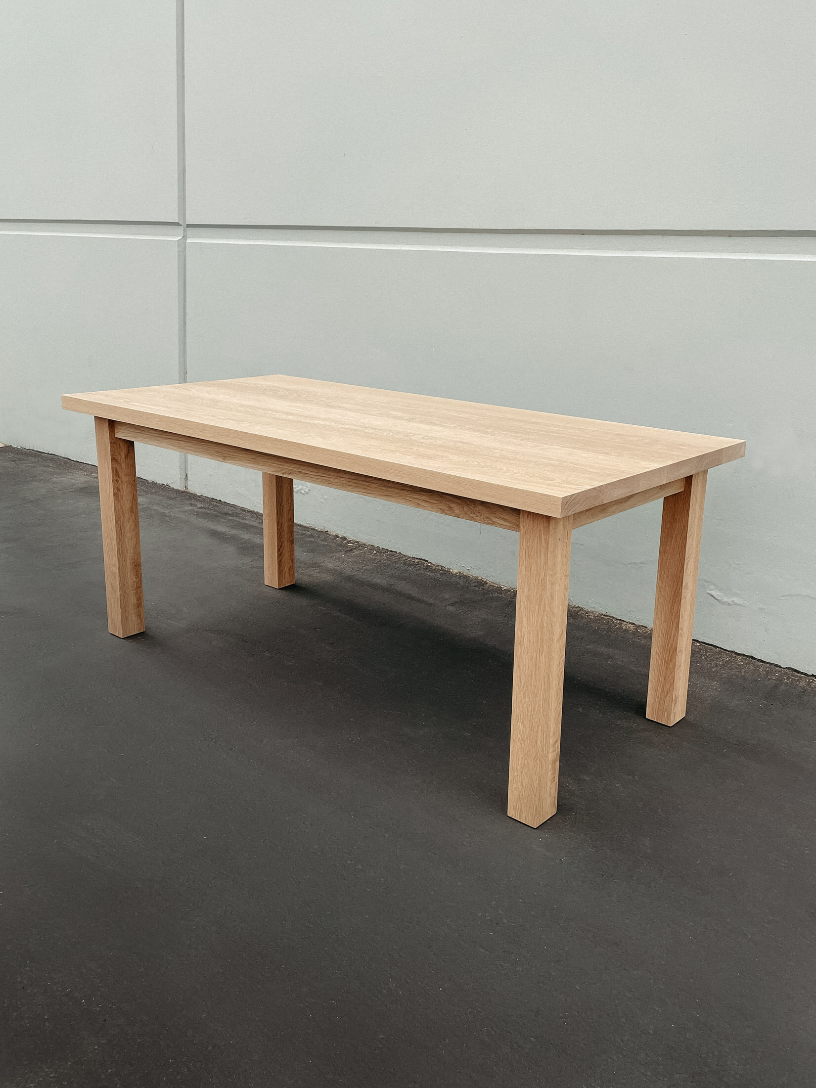 Minimalist solid wood desk