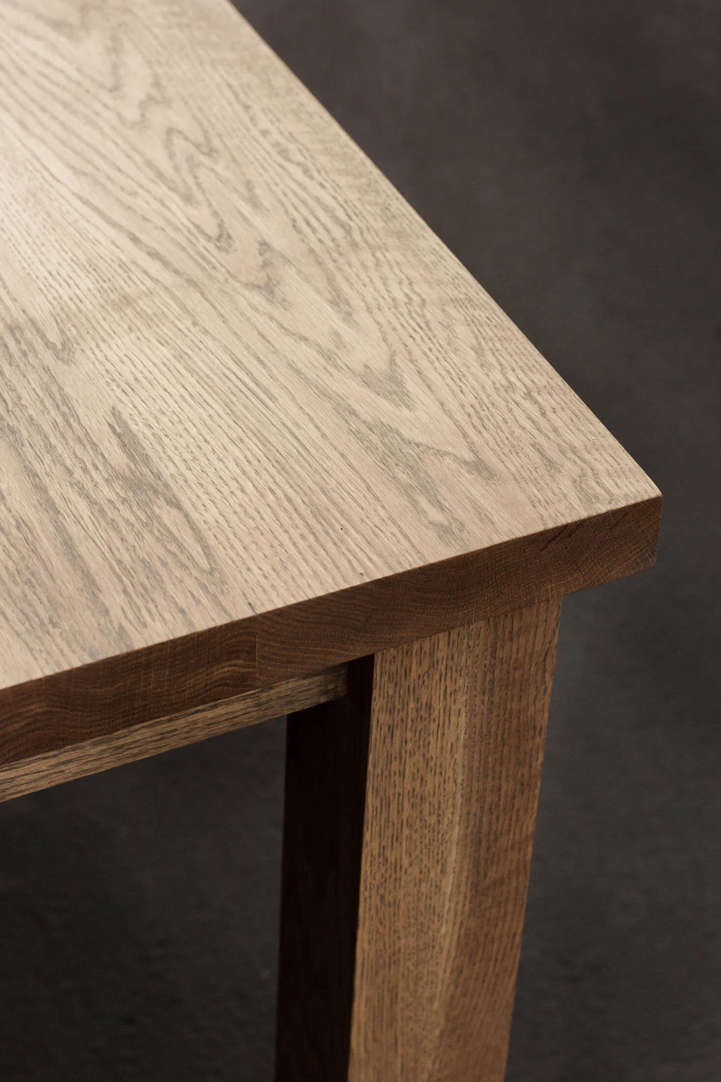 White Oak solid desk