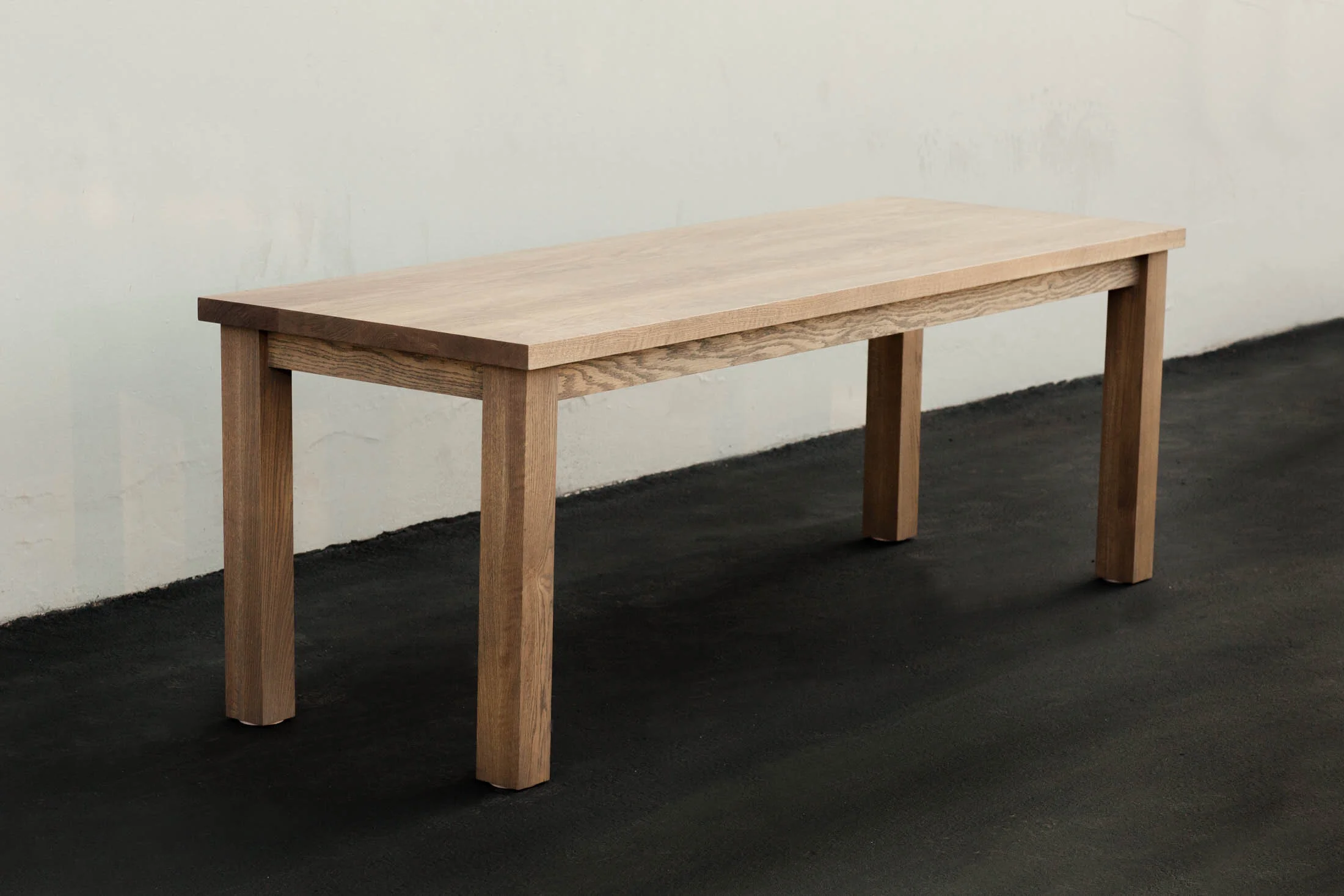 Scandinavian inspired writing desk by Casa Dega Design. Custom solid wood furniture in Southern CA