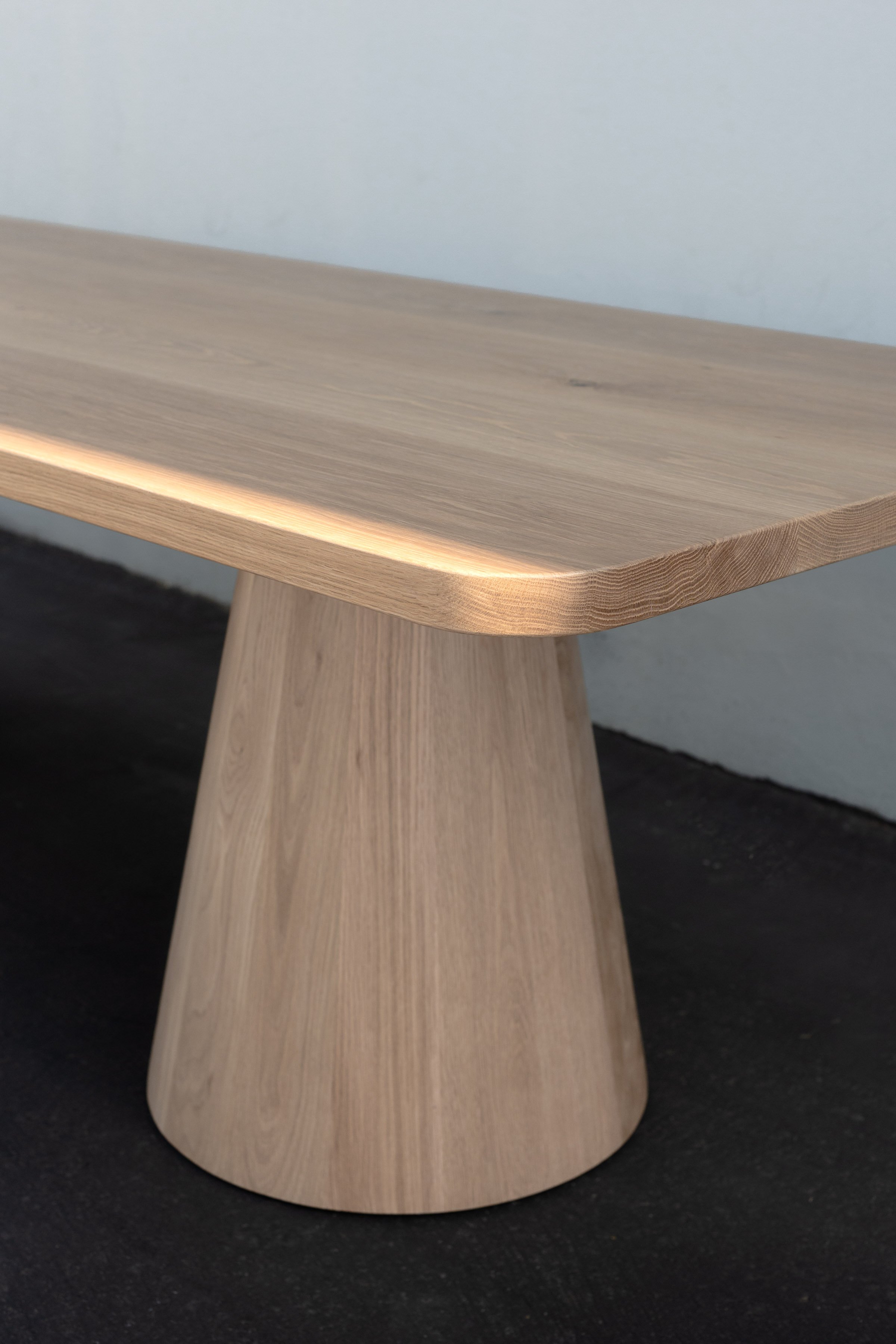 Cone base dining table