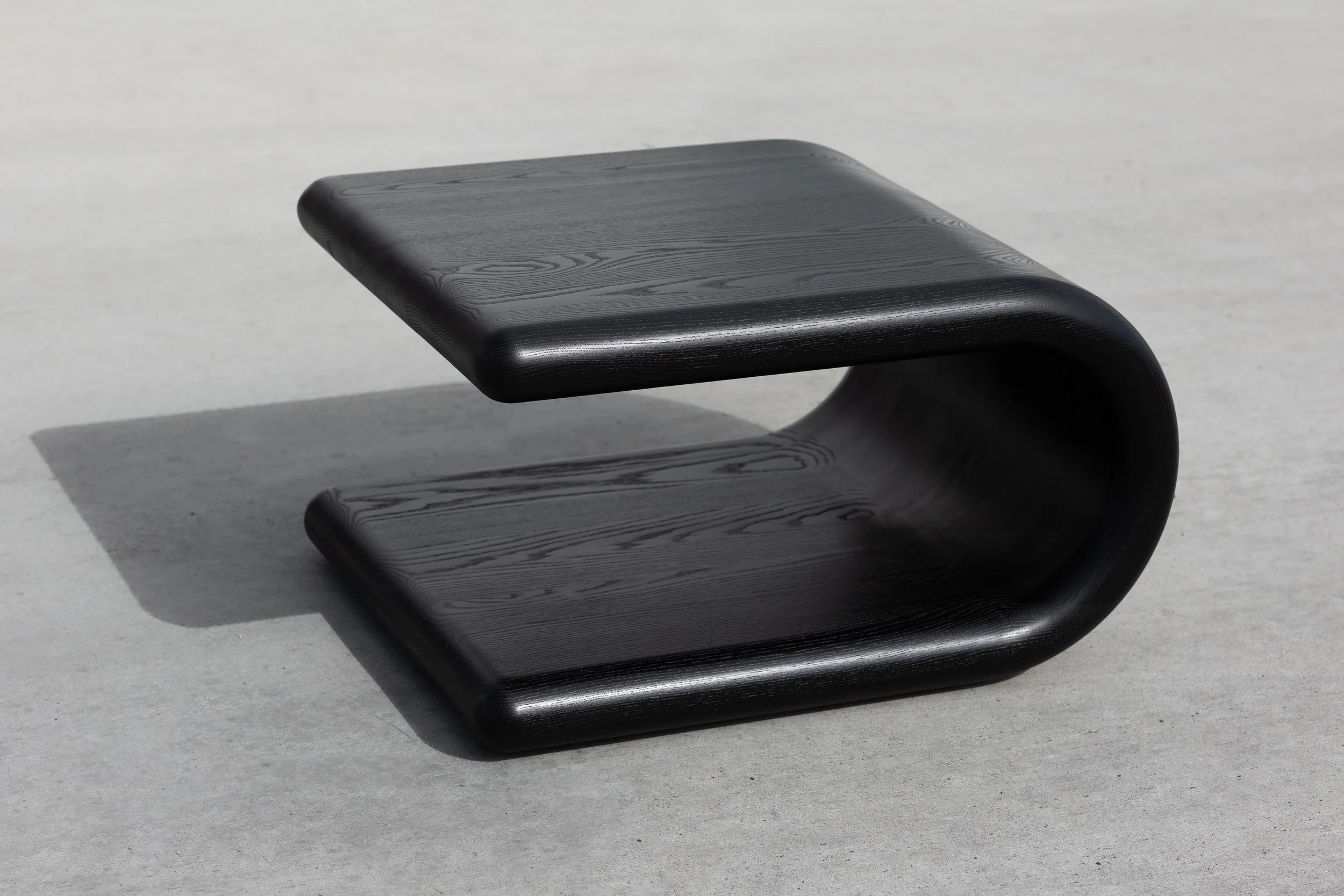 Black Sculptural Coffee Table by Casa Dega Design