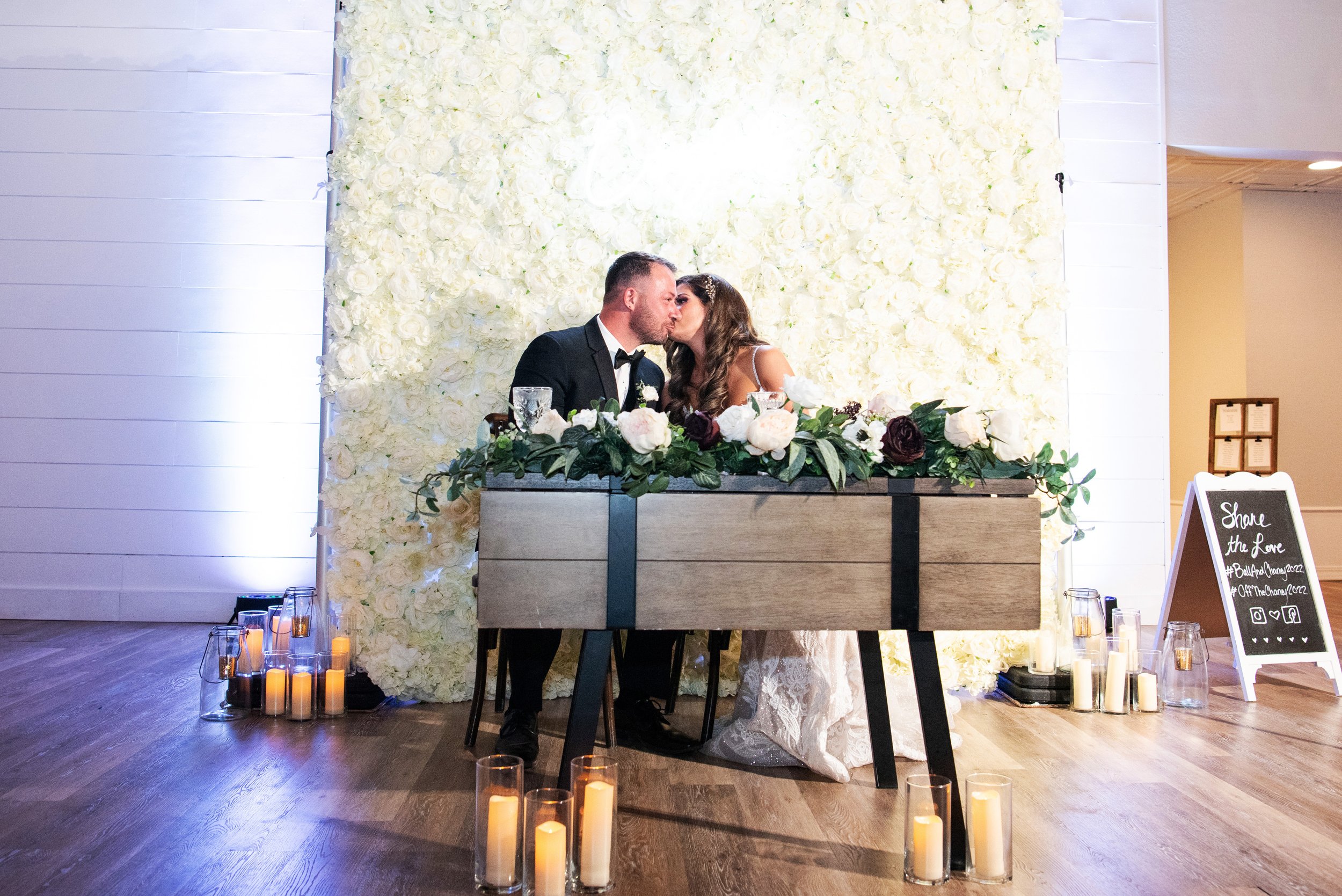 Wedding flower wall rental