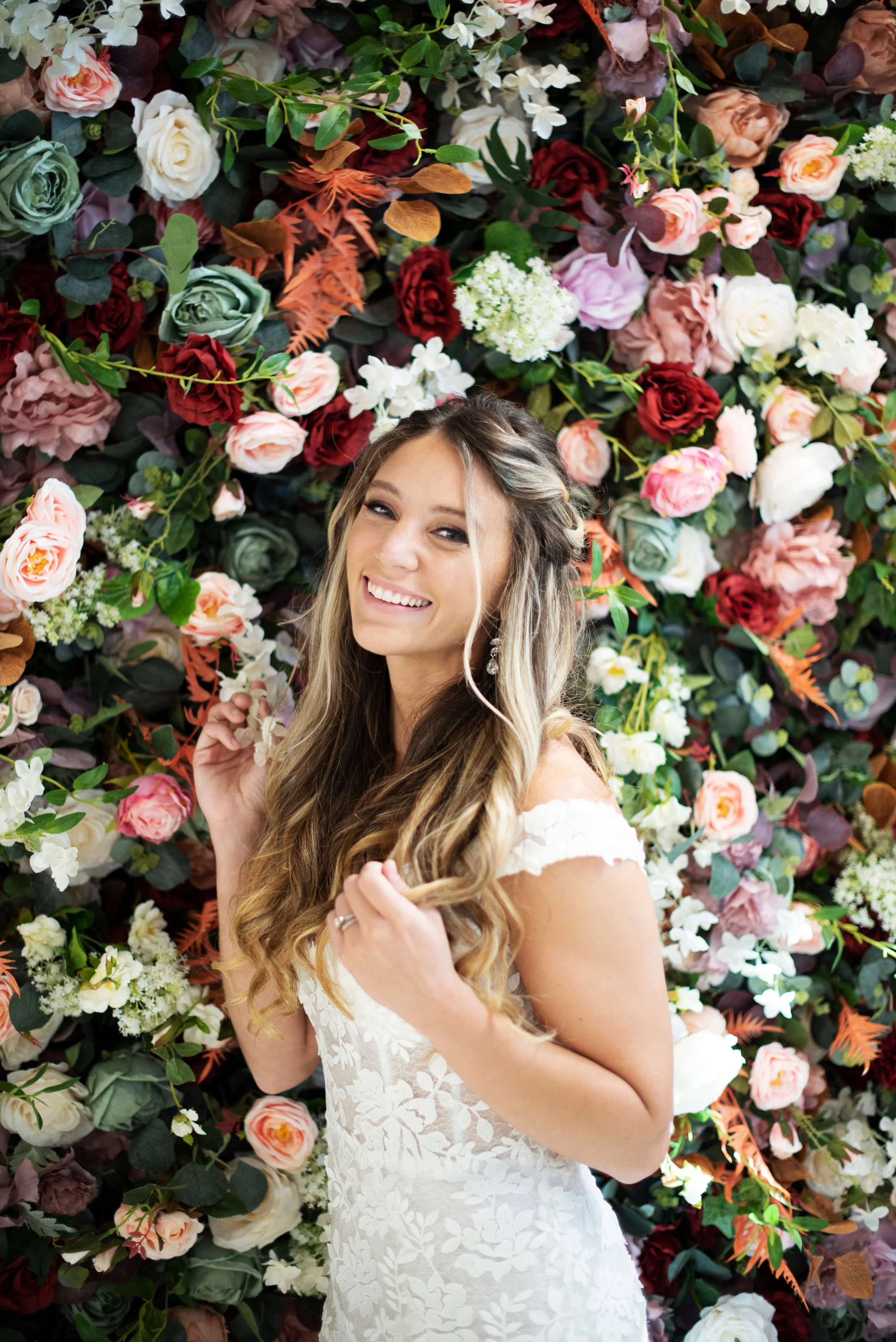 Wedding flower wall rental Colorado Springs