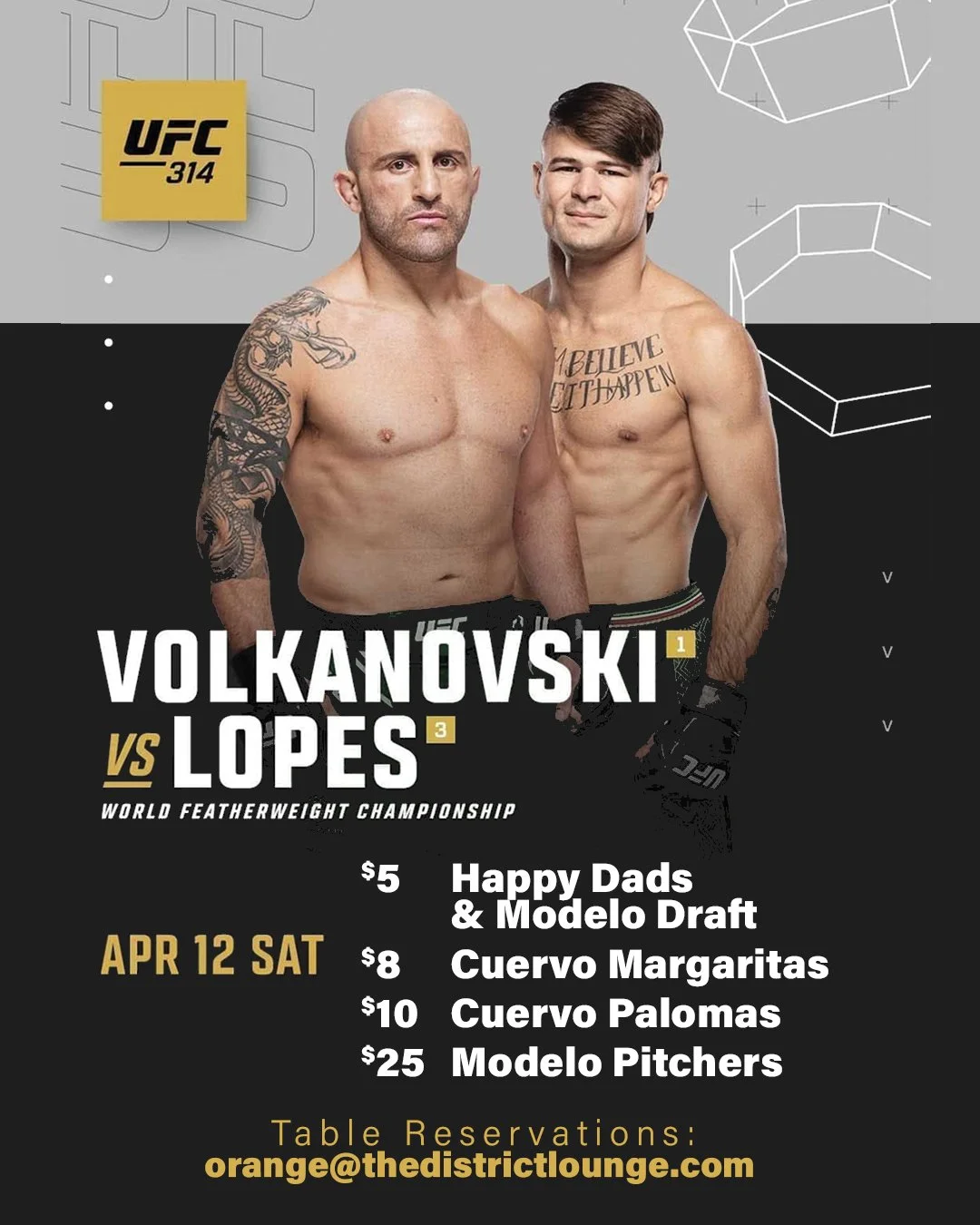 UFC 314