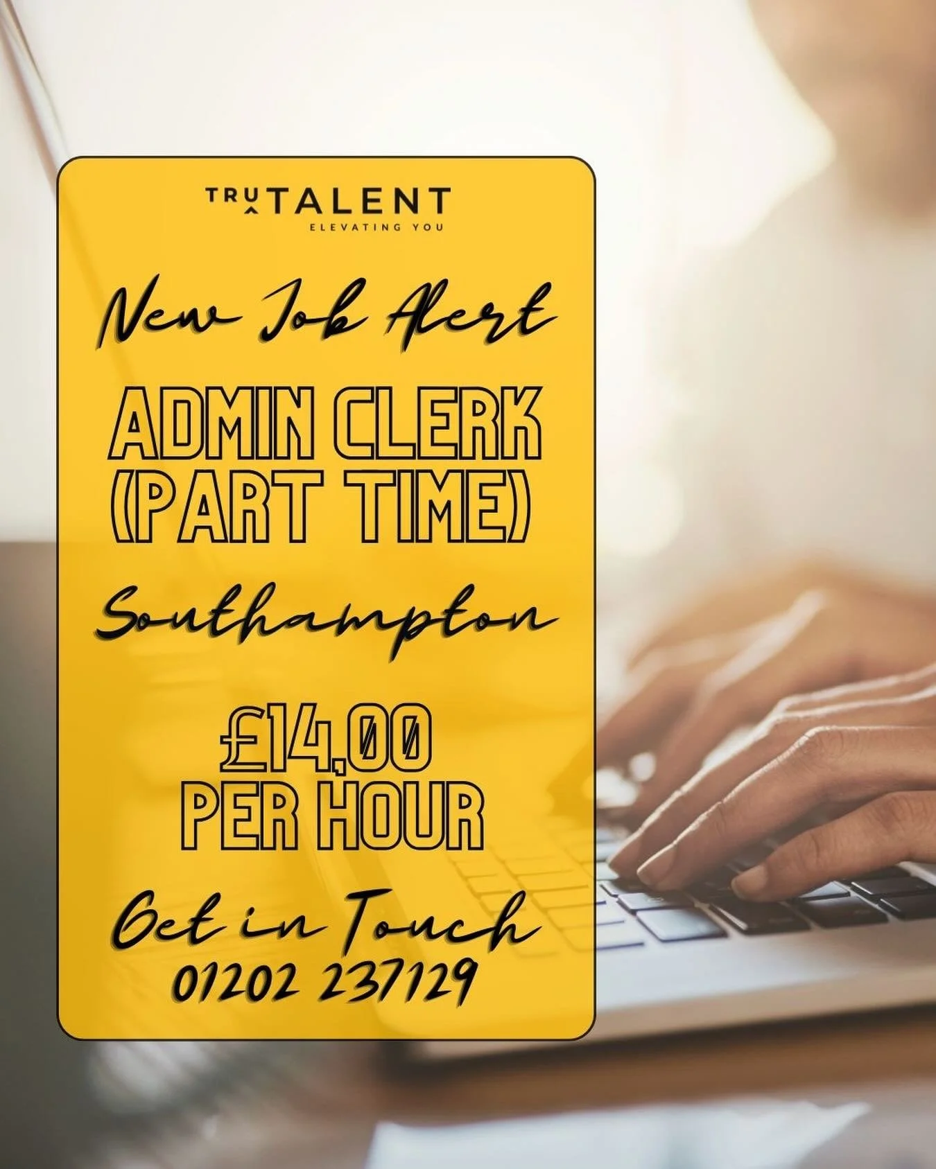 🔥𝐇𝐎𝐓 𝐉𝐎𝐁 𝐀𝐋𝐄𝐑𝐓🔥

Our client, a well-established electrical company based in Southampton, is seeking a reliable and organised Admin Clerk to join their office-based team. This is a part-time role, supporting the smooth running of the offi