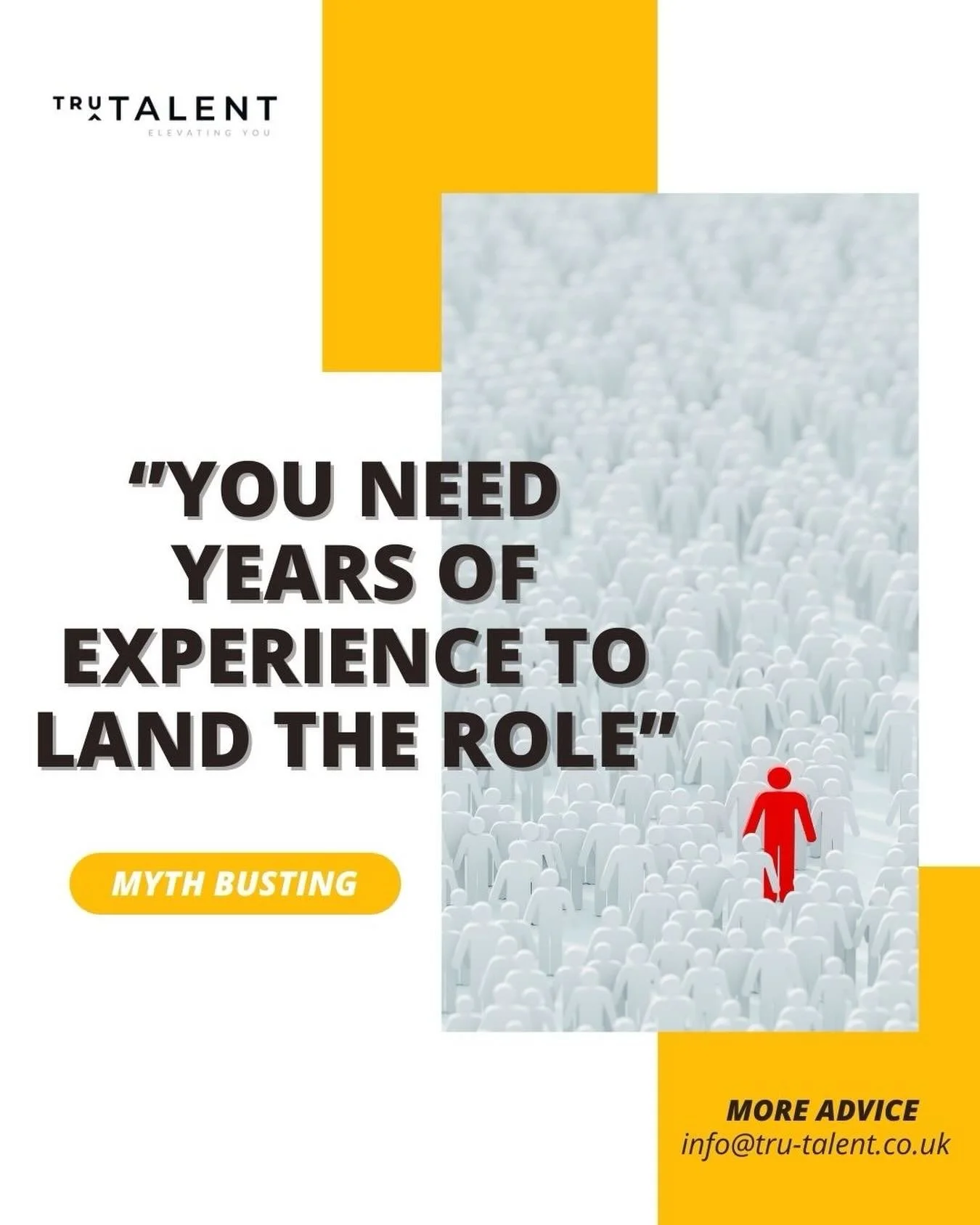 &ldquo;𝒀𝒐𝒖 𝒏𝒆𝒆𝒅 𝒚𝒆𝒂𝒓𝒔 𝒐𝒇 𝒆𝒙𝒑𝒆𝒓𝒊𝒆𝒏𝒄𝒆 𝒕𝒐 𝒍𝒂𝒏𝒅 𝒕𝒉𝒆 𝒓𝒐𝒍𝒆.&rdquo;

Here&rsquo;s the thing, experience isn&rsquo;t the whole story. Organisations are increasingly prioritising skills, adaptability, and cultural fit over