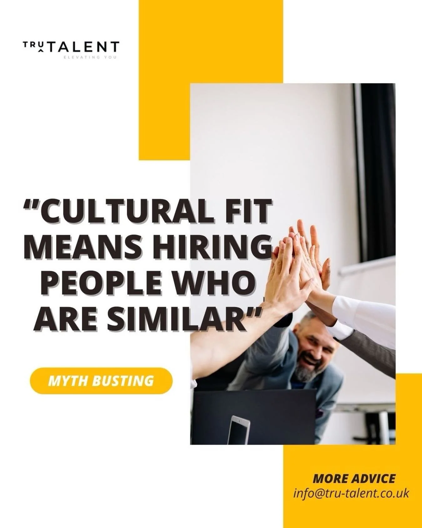 &ldquo;𝐂𝐮𝐥𝐭𝐮𝐫𝐞 𝐟𝐢𝐭 𝐦𝐞𝐚𝐧𝐬 𝐡𝐢𝐫𝐢𝐧𝐠 𝐩𝐞𝐨𝐩𝐥𝐞 𝐰𝐡𝐨 𝐚𝐫𝐞 𝐬𝐢𝐦𝐢𝐥𝐚𝐫.&rdquo;

For years, &ldquo;culture fit&rdquo; has been used as a hiring shortcut.
 But hiring people who all think the same doesn&rsquo;t build strong team