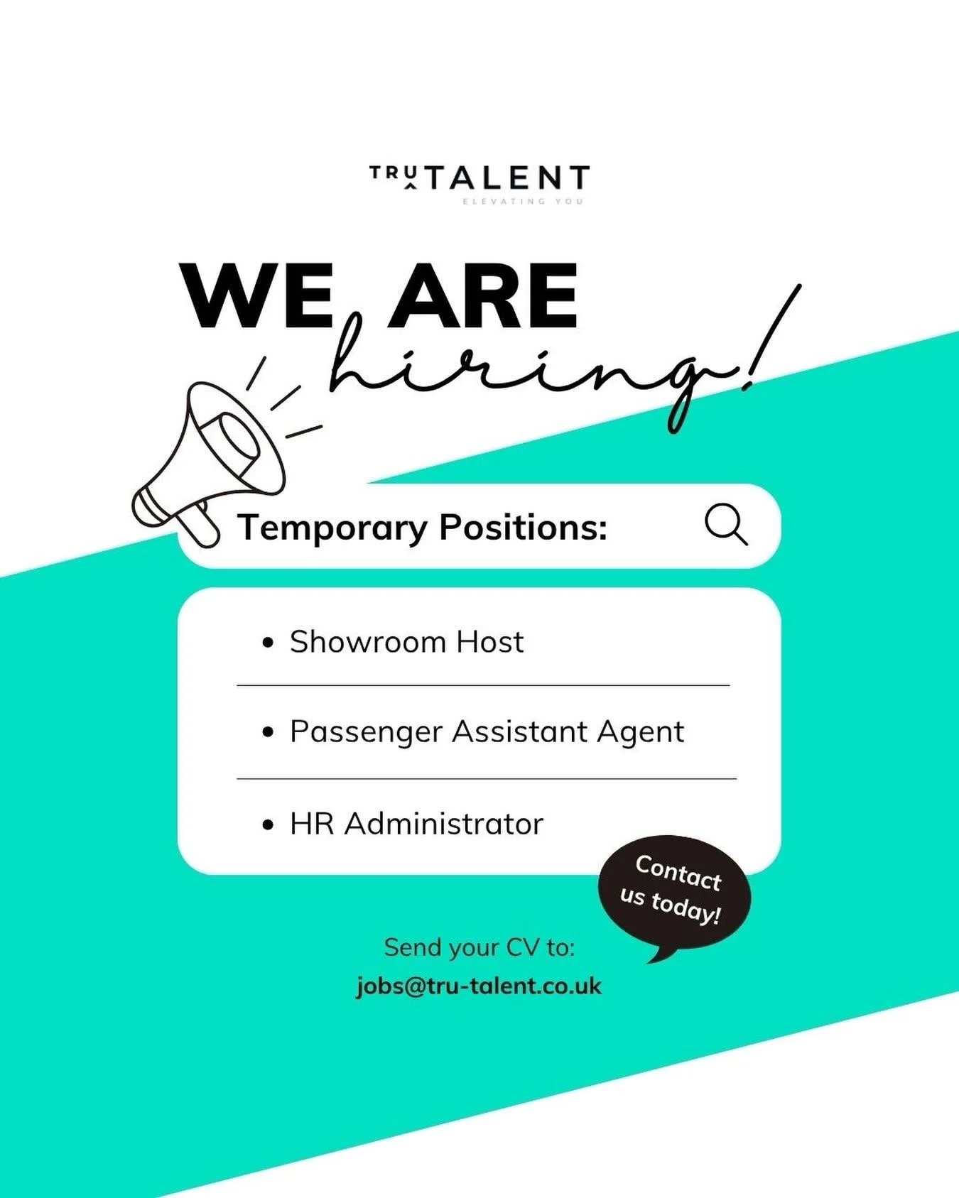 It&rsquo;s the bank holiday, so we&rsquo;re closed today, but we&rsquo;ll be back open tomorrow!

 In the meantime, you can still browse our latest temporary job opportunities online 👀

We have a range of exciting temp roles across various sectors i