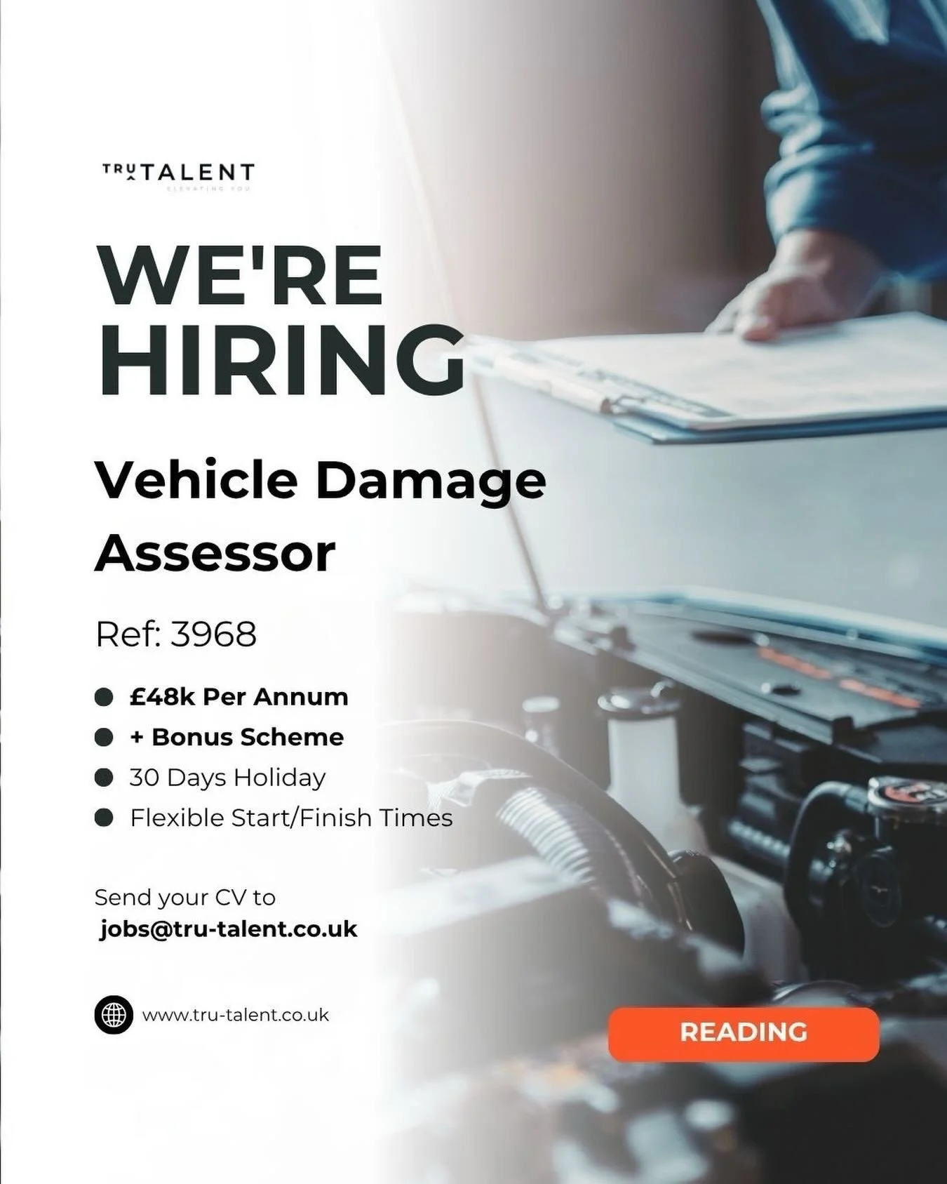 🔥𝐇𝐎𝐓 𝐉𝐎𝐁 𝐀𝐋𝐄𝐑𝐓🔥

Are you a skilled Vehicle Damage Assessor with a passion for delivering high-quality assessments and estimates? Our client, a well-established and reputable body shop in the Avonmouth area, is looking for a talented 𝐕𝐞