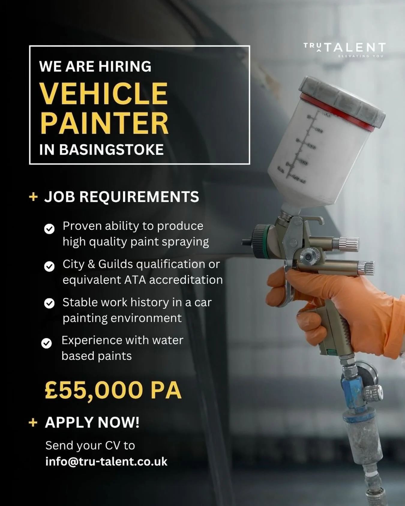 🔥𝐇𝐎𝐓 𝐉𝐎𝐁 𝐀𝐋𝐄𝐑𝐓🔥

Our client is seeking a skilled and experienced 𝐏𝐚𝐢𝐧𝐭 𝐒𝐩𝐫𝐚𝐲𝐞𝐫 / 𝐏𝐚𝐢𝐧𝐭 𝐓𝐞𝐜𝐡𝐧𝐢𝐜𝐢𝐚𝐧 / 𝐂𝐚𝐫 𝐒𝐩𝐫𝐚𝐲𝐞𝐫 / 𝐀𝐮𝐭𝐨𝐦𝐨𝐭𝐢𝐯𝐞 𝐒𝐩𝐫𝐚𝐲𝐞𝐫 / 𝐂𝐚𝐫 𝐏𝐚𝐢𝐧𝐭𝐞𝐫. You&rsquo;ll be confident