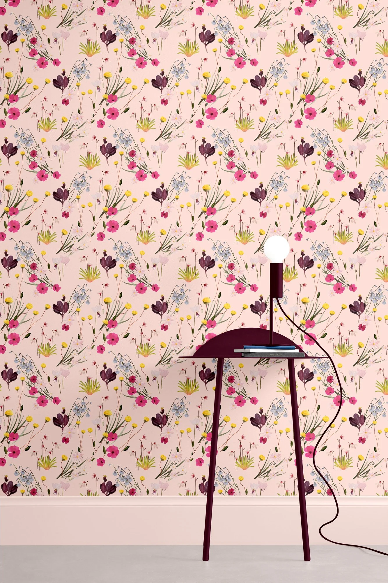 Field Day Gather Blush Wallpaper Memo