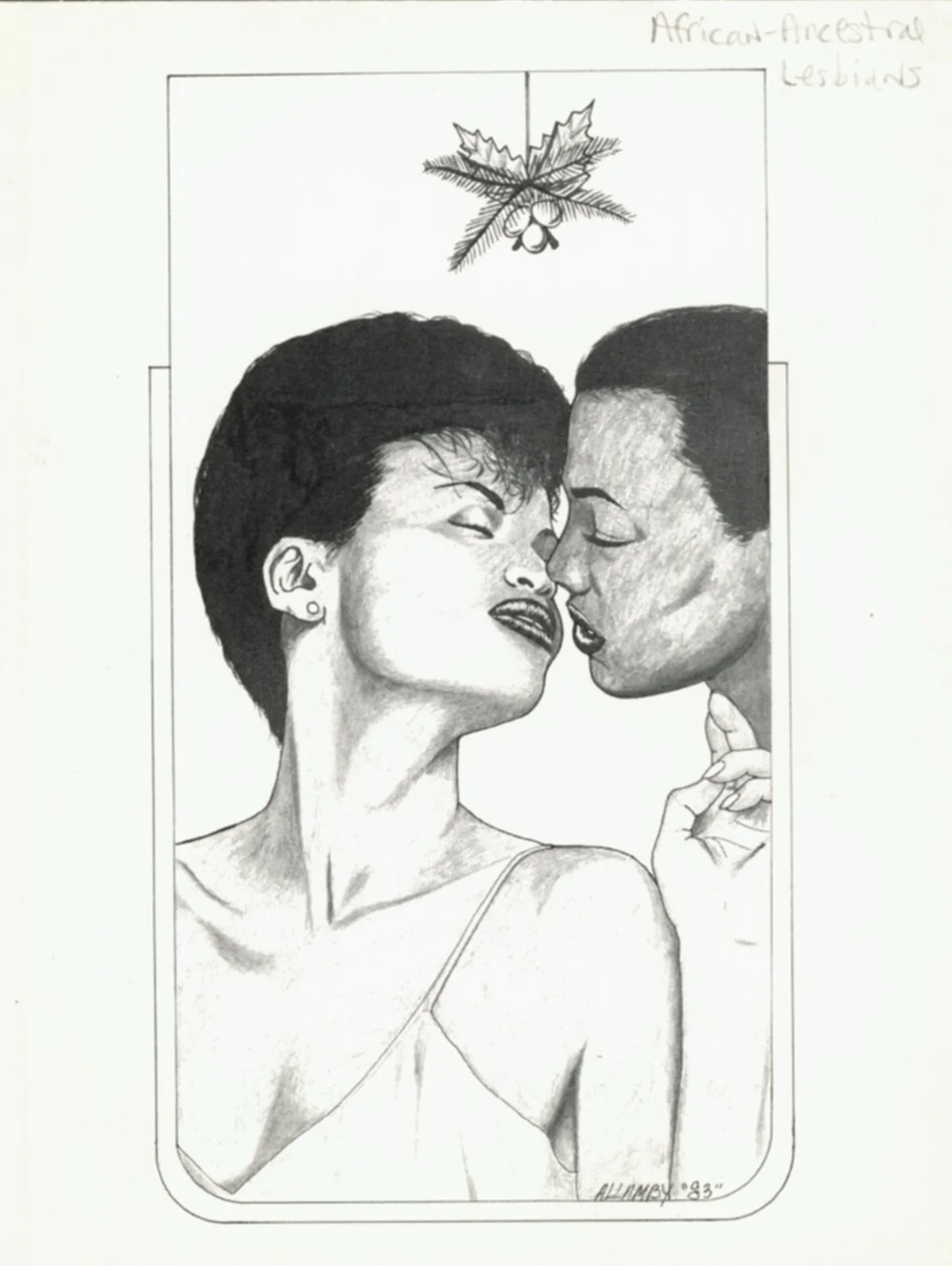 Barcard illustration for Cinnamon Productions, 1983 (4)