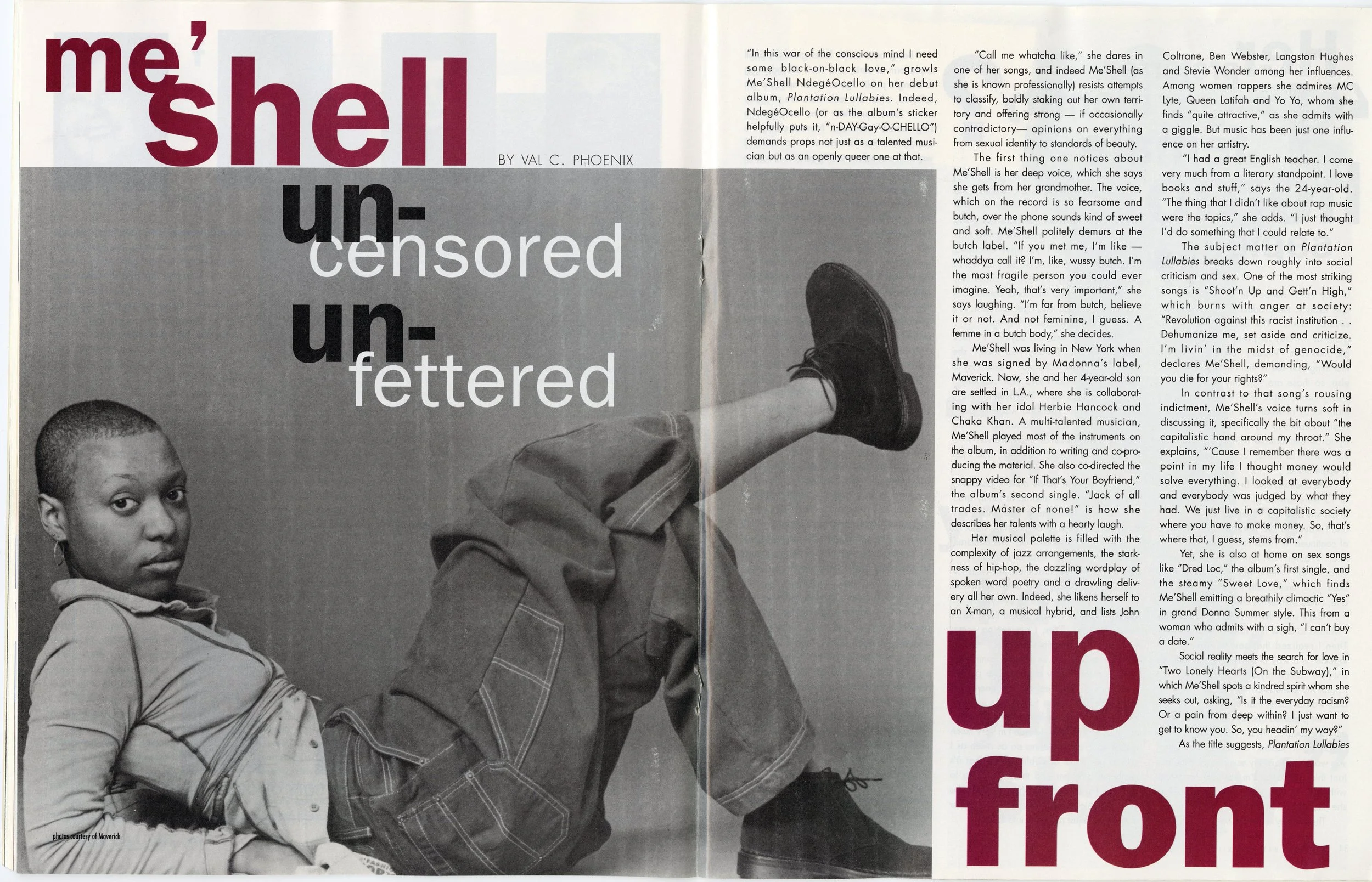 Me’Shell: Devenue Magazine, 1994