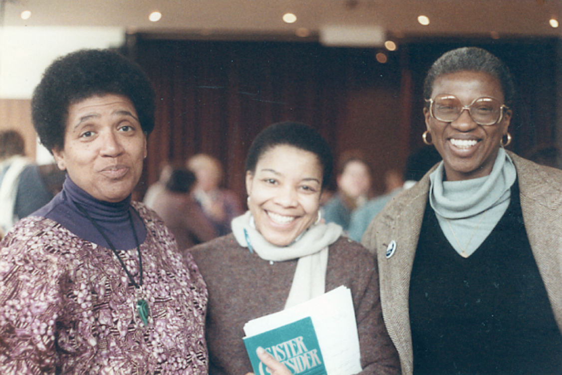 Audre Lorde, Nancy Hughes, and Angela Bowen At Event