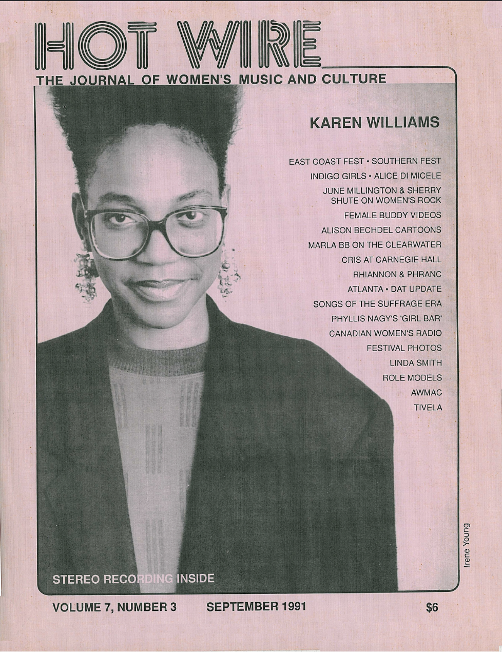Karen Walker: Hot Wire Magazine, 1991