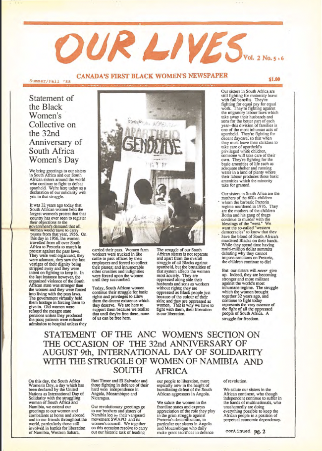 Our Lives Magazine, Vol. 2, 1988