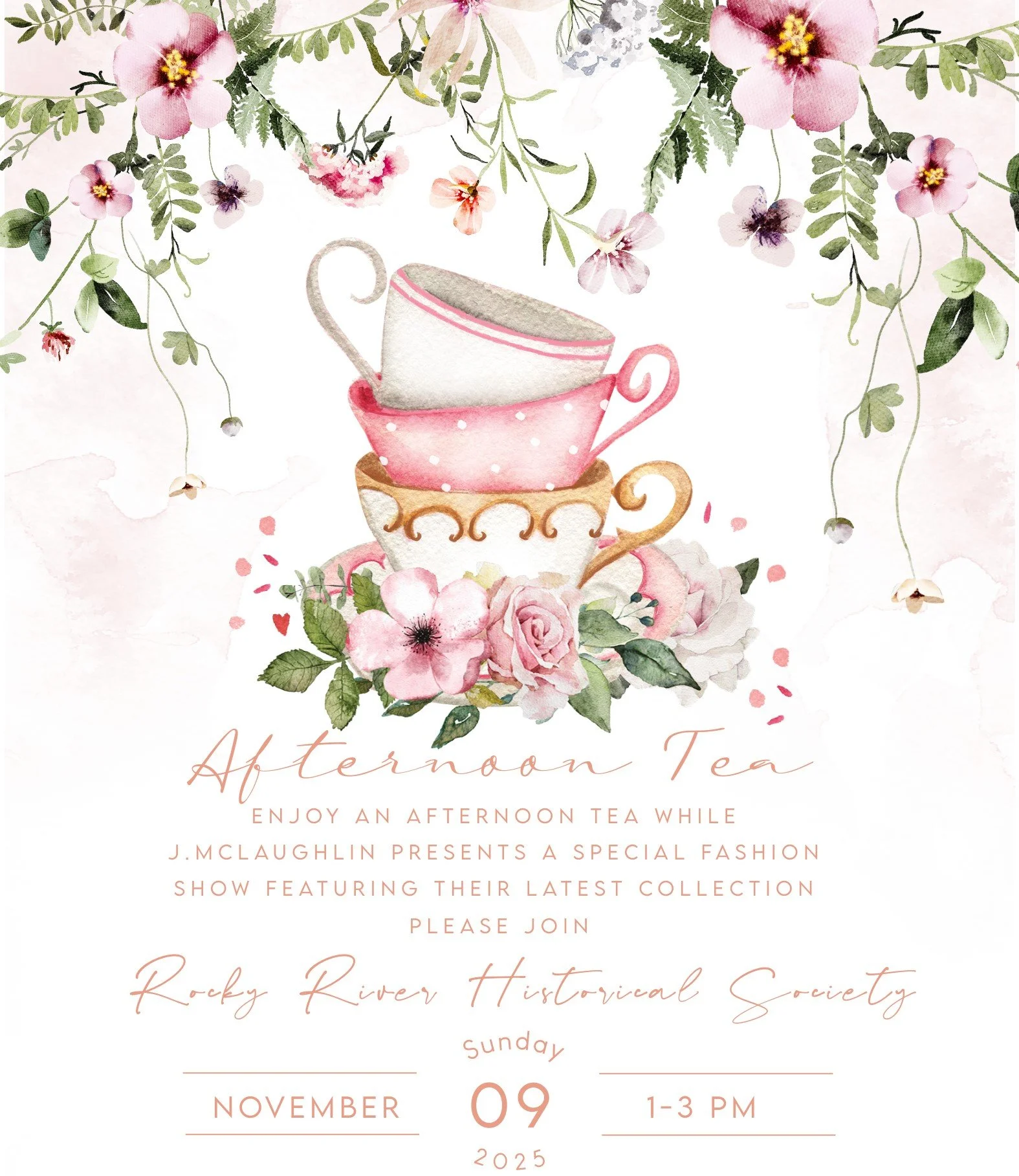Afternoon Tea & Fashion Show with J.McLaughlin