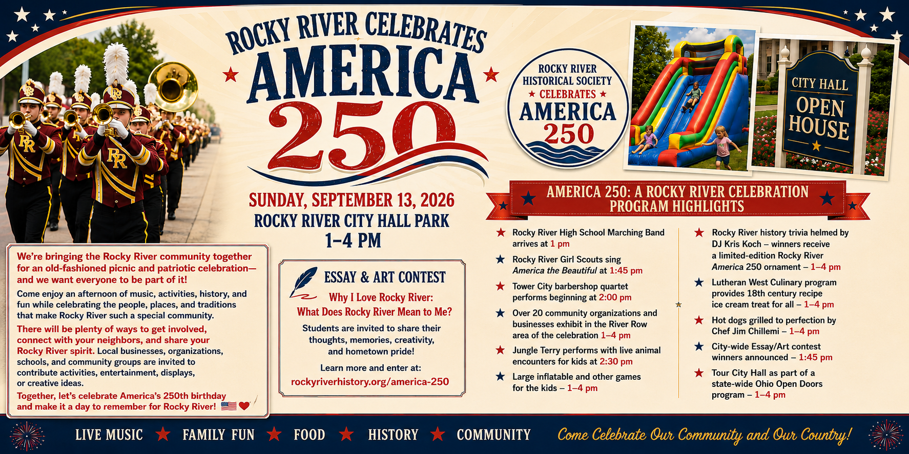 America 250: A Rocky River Celebration