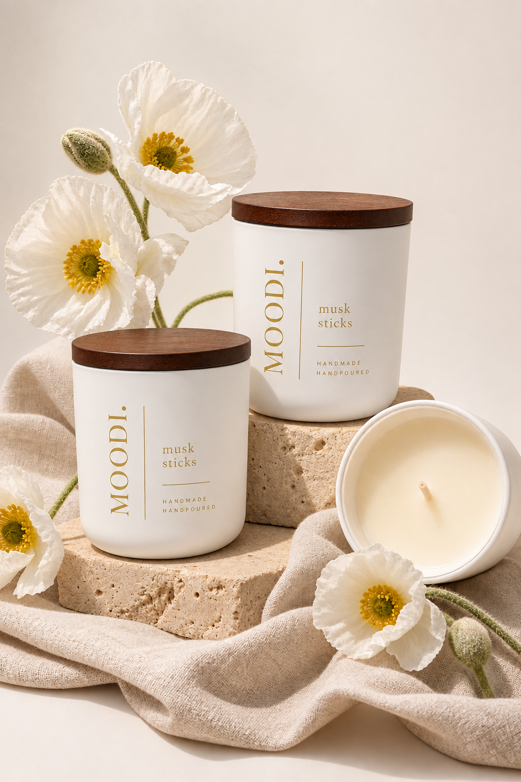 Medium White Candle