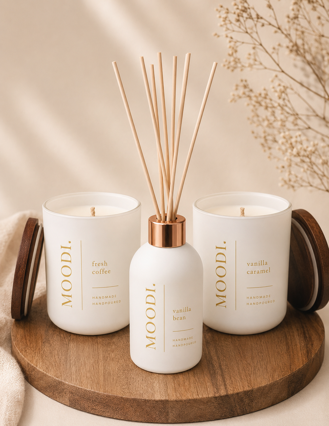 White Trio Set
