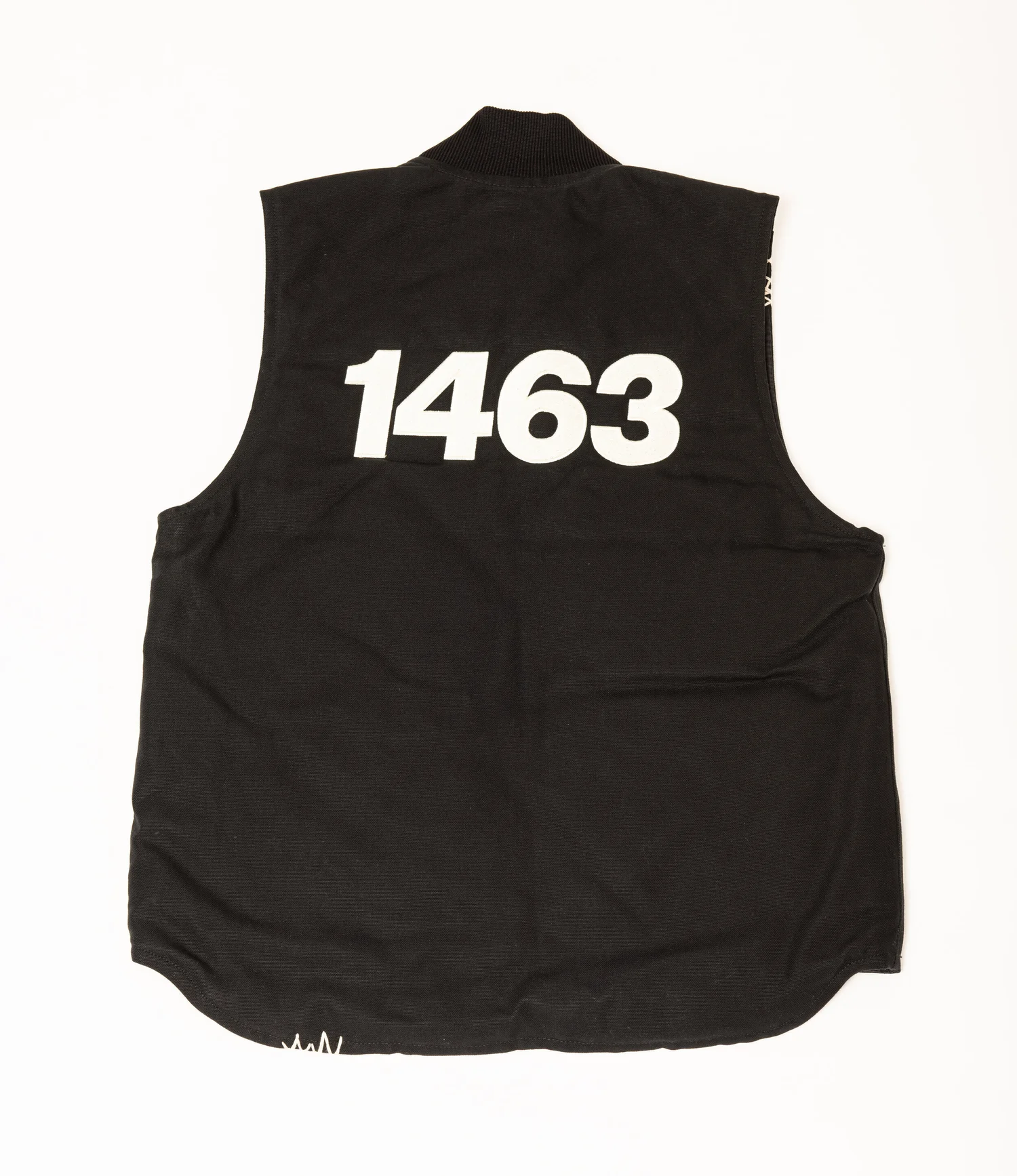 Studio Work Vest - Black w/ Off White — Savant Studios
