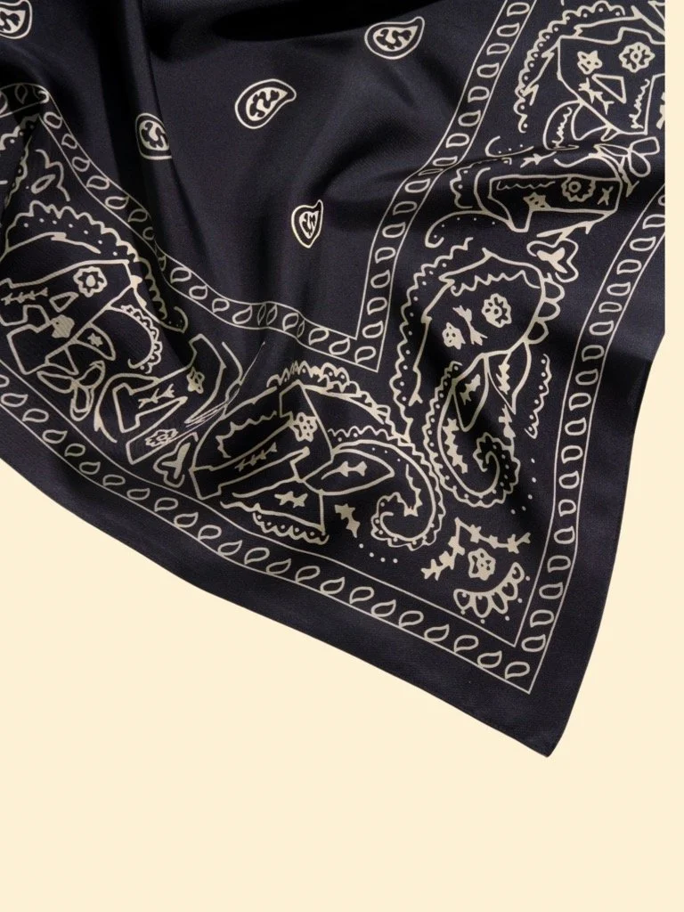 Silk Bandana Scarf — Savant Studios
