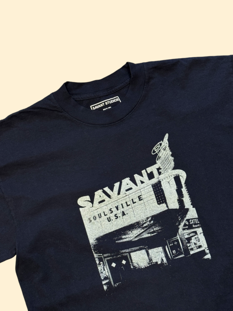【SAVANT STUDIOS】ART SCHOOL TEE Tシャツ Art School Tee (Washed Black & Tan) — Savant Studios