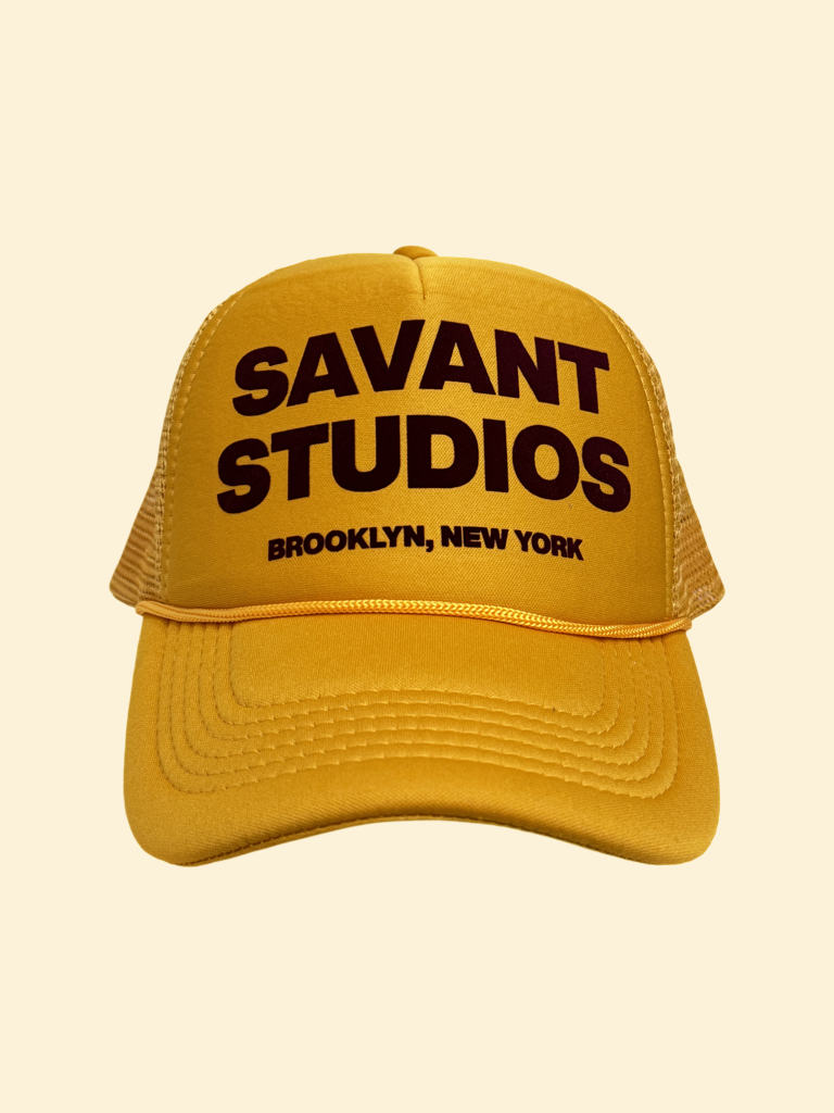 【SAVANT STUDIOS】SS TRUCKERキャップ SS Trucker (Black & Tan) — Savant Studios