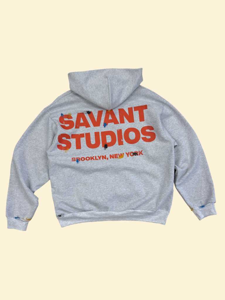 Standard Art School Zip Hoodie (Grey) — Savant Studios