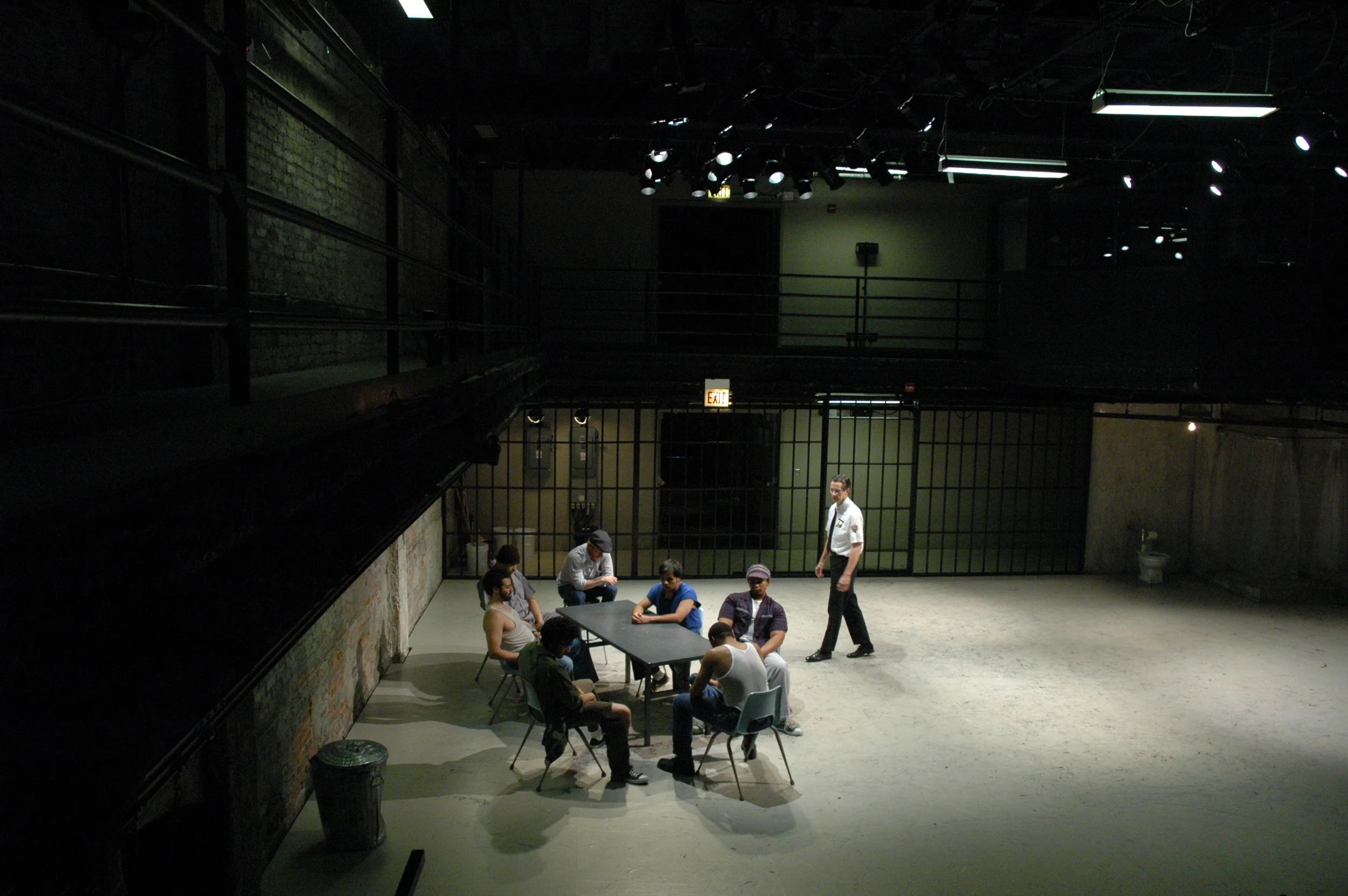 Erick Juarez and cast. Short Eyes By Miguel Pinero. 