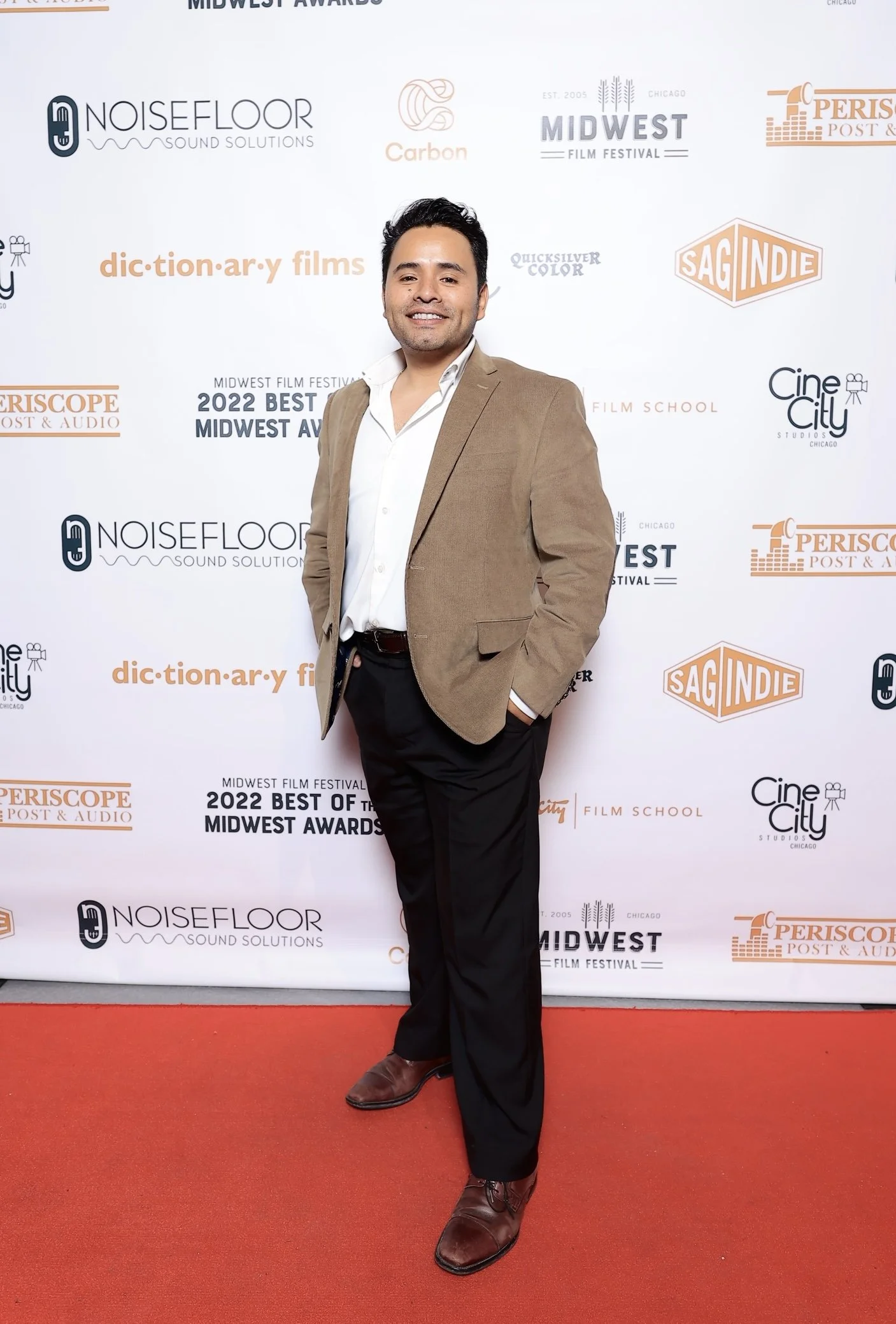 Erick Juarez Red Carpet For the Mid West Film Festival