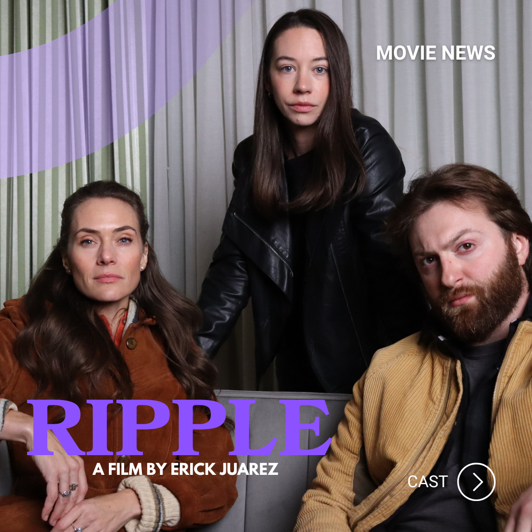 RIPPLE.
Three lives. Forever changed.

Mee the cast:
Heidi Johanningmeier 
Mehmet Can Aksoy
Stephanie Ramos

Writer, Director, Producer Erick Juarez
Producer Josh Ramos 

RIPPLE moves to post-production.
Stay tuned for more updates.