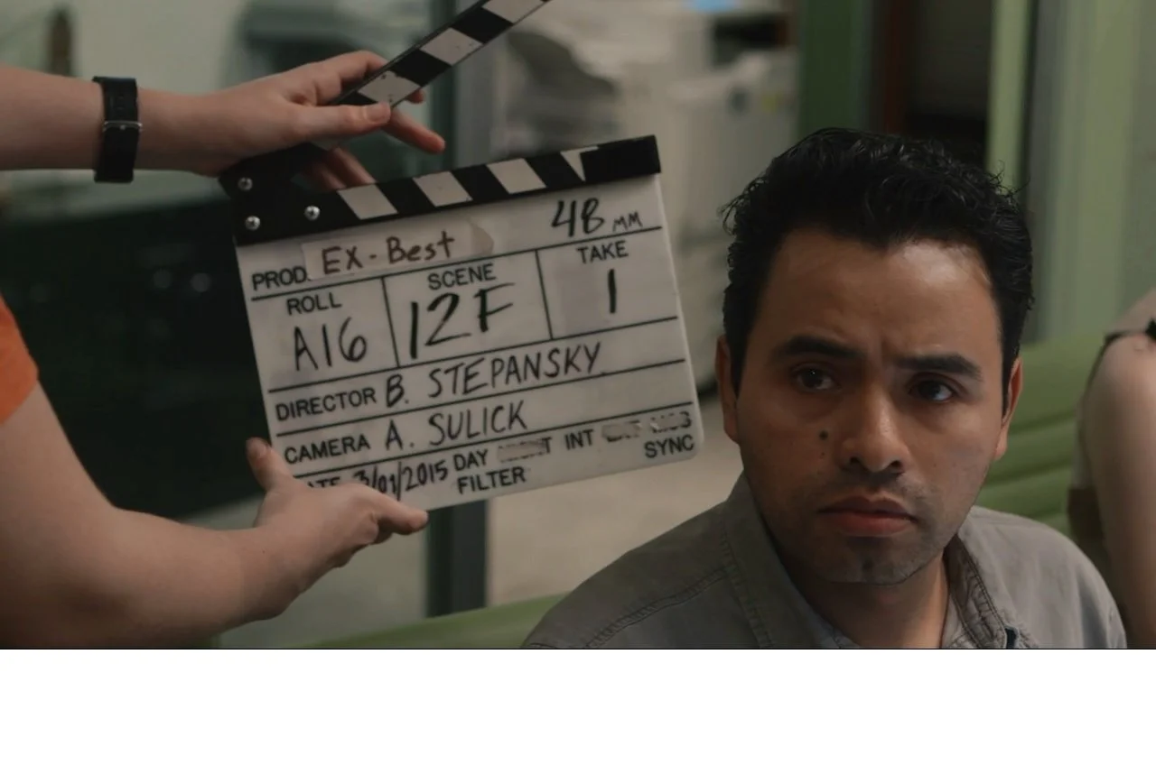 Erick Juarez, On set Ex-Best.