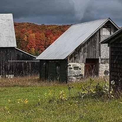 A tranquil Fall scene in the Leelanau Peninsula. 