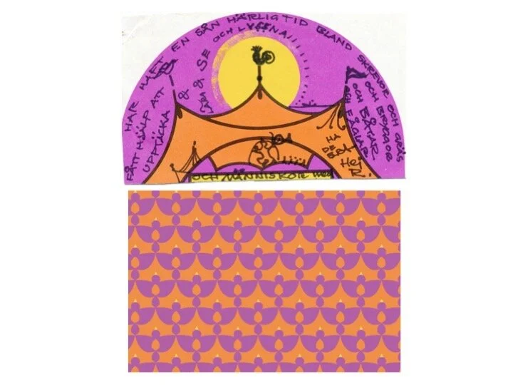 top: typical Randi sketch/letter  bottom: Pia’s pattern