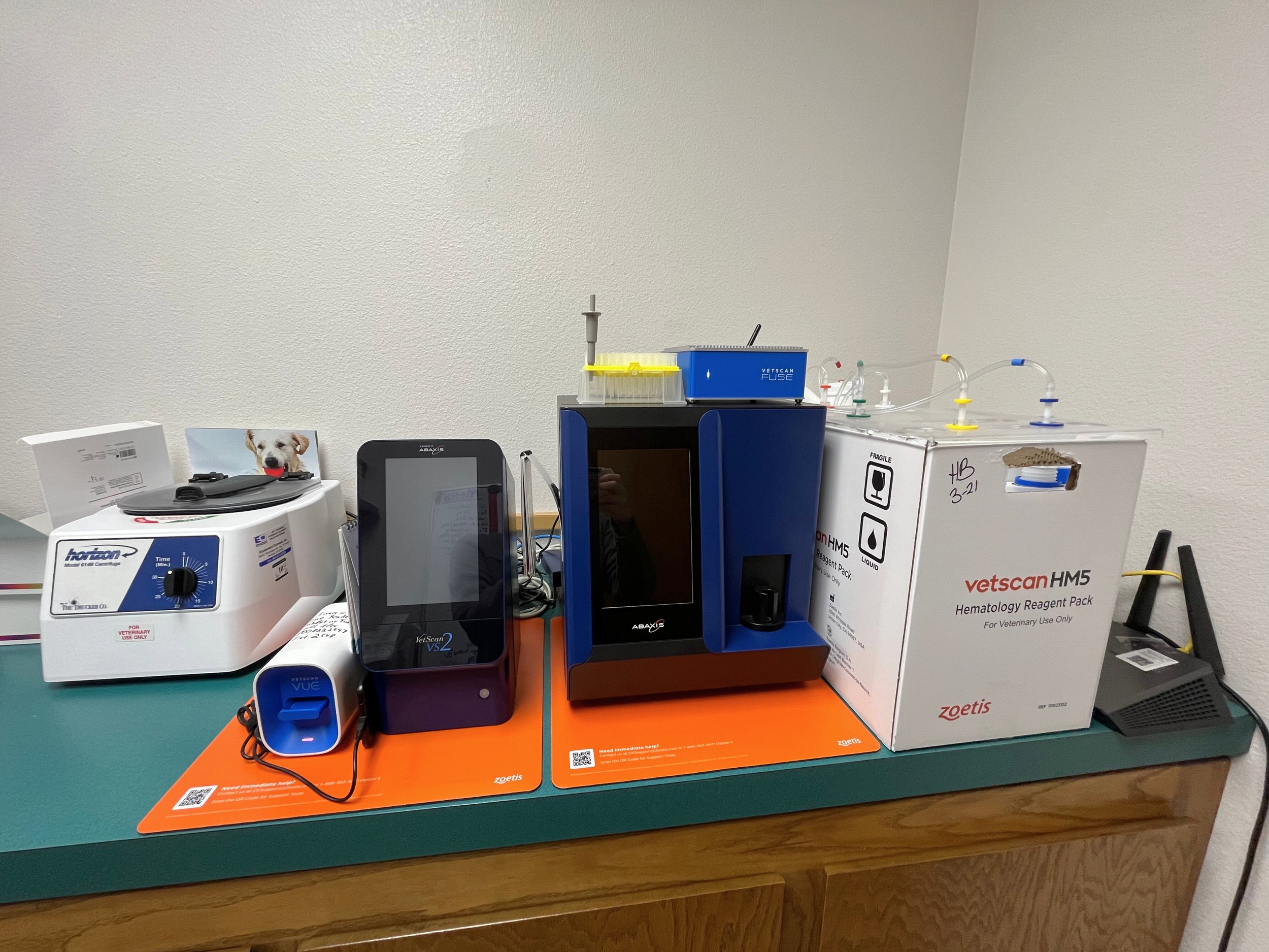 In house labwork is an important medical tool for our doctors