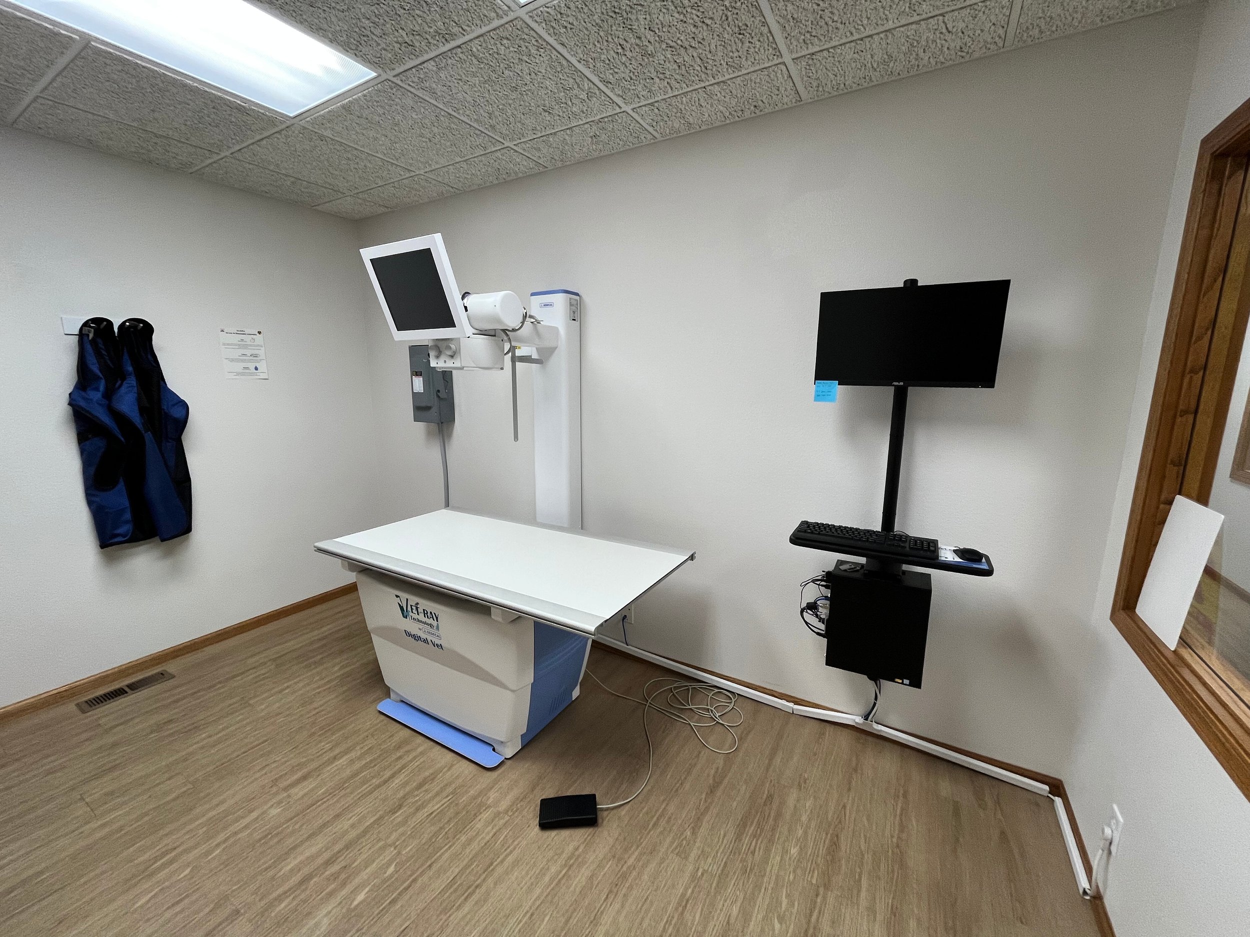 Our X-Ray room includes digital radiograph equipment to produce high quality images