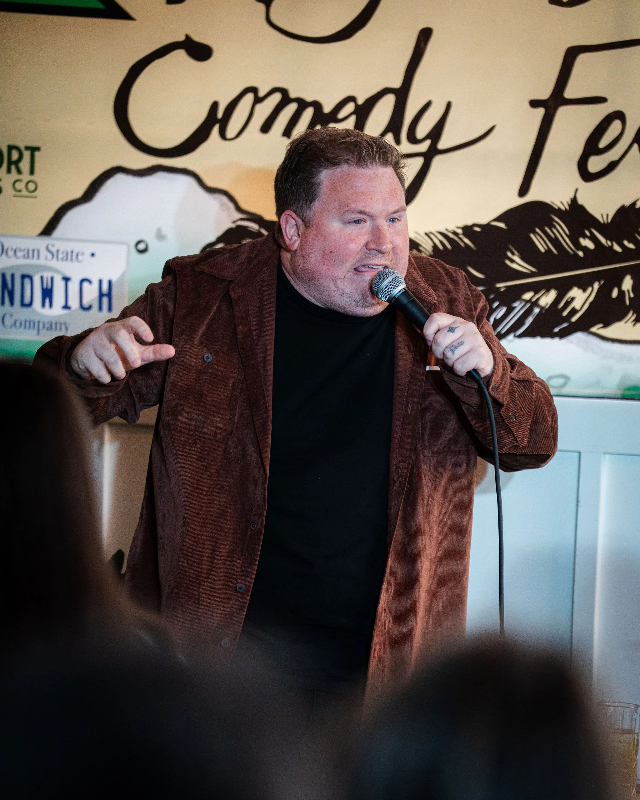 Brendan Sagalow at Rogue Island Comedy Festival in Newport RI