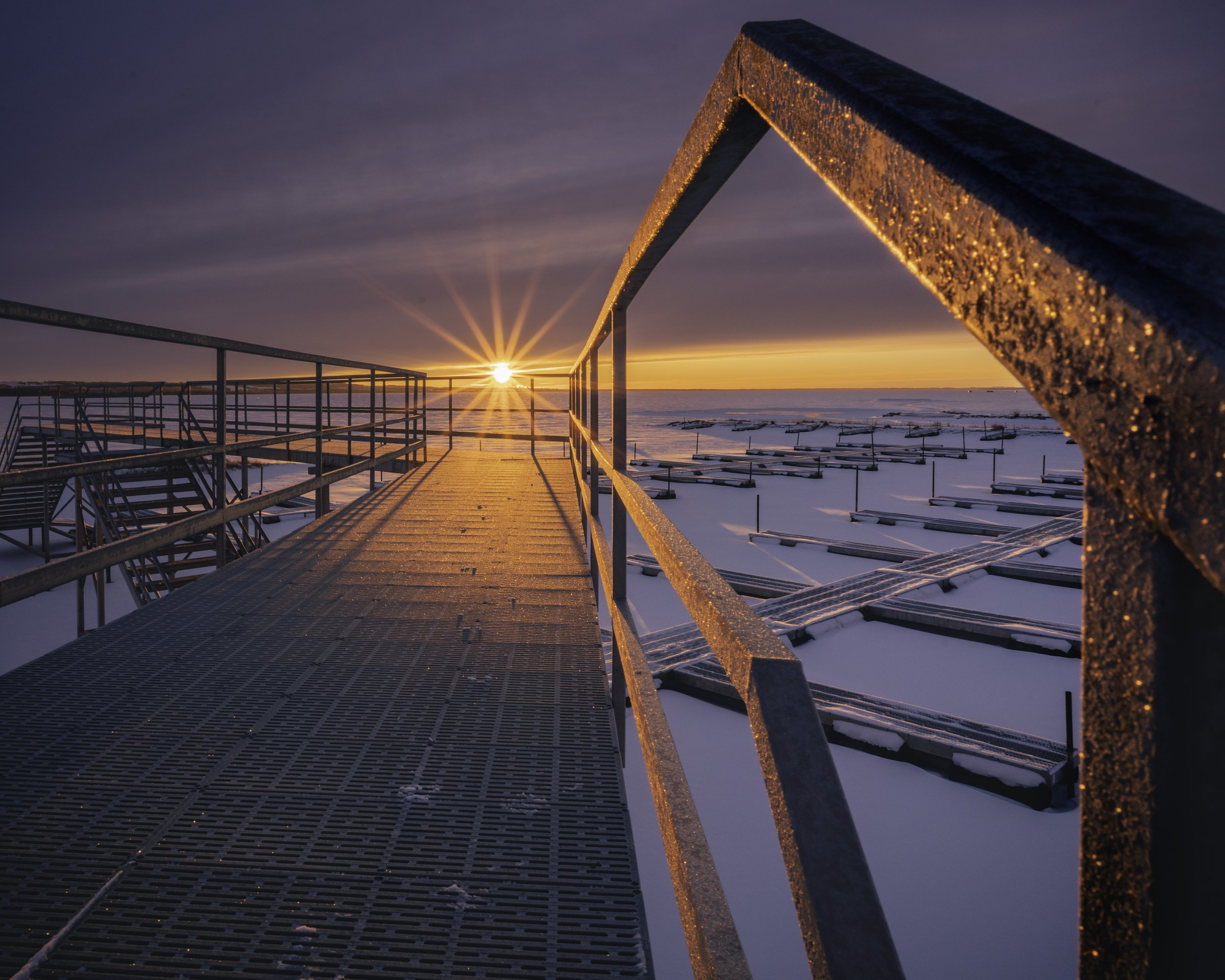 Walkway to Sunrise Gull Lake December 2021 .jpg