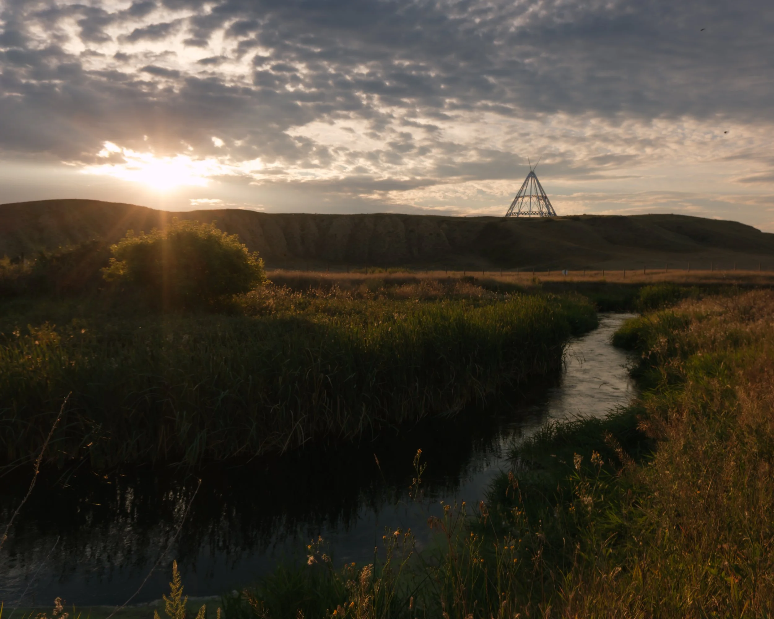 Medicine Hat - Sunrise at Tepee- Sunburst.jpg