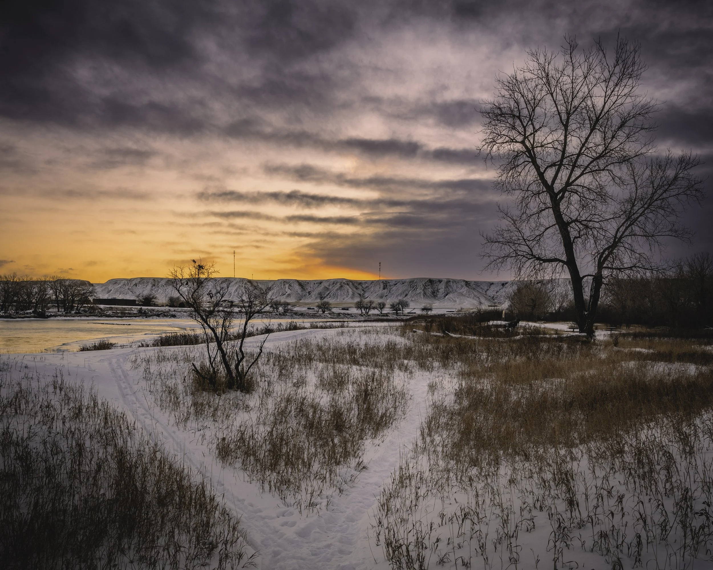 Police Point Park Jan 2021 Winter Sunrise Split Path  .jpg