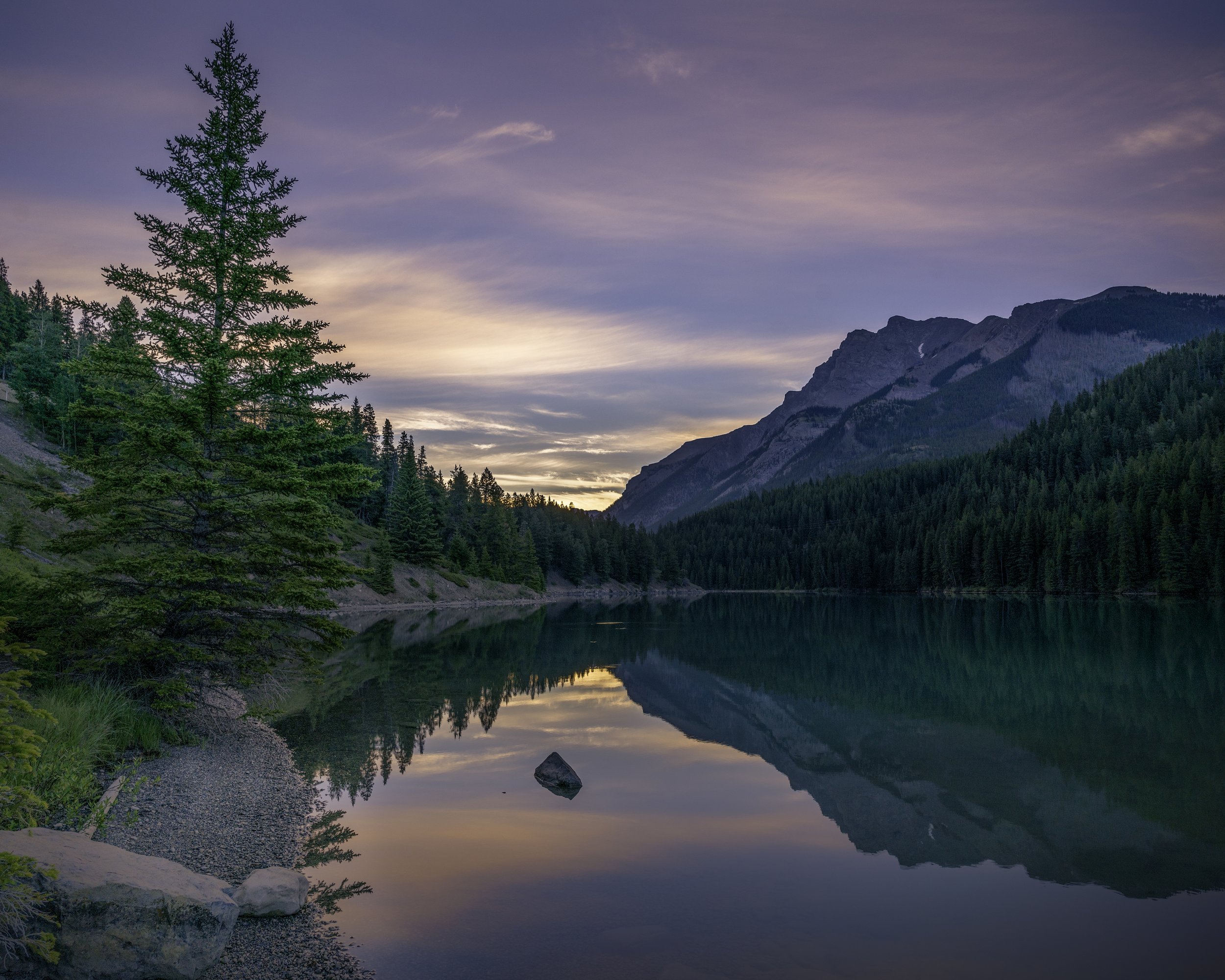 Moutain Calm ( Two Jack Lake, June 2021) .jpg