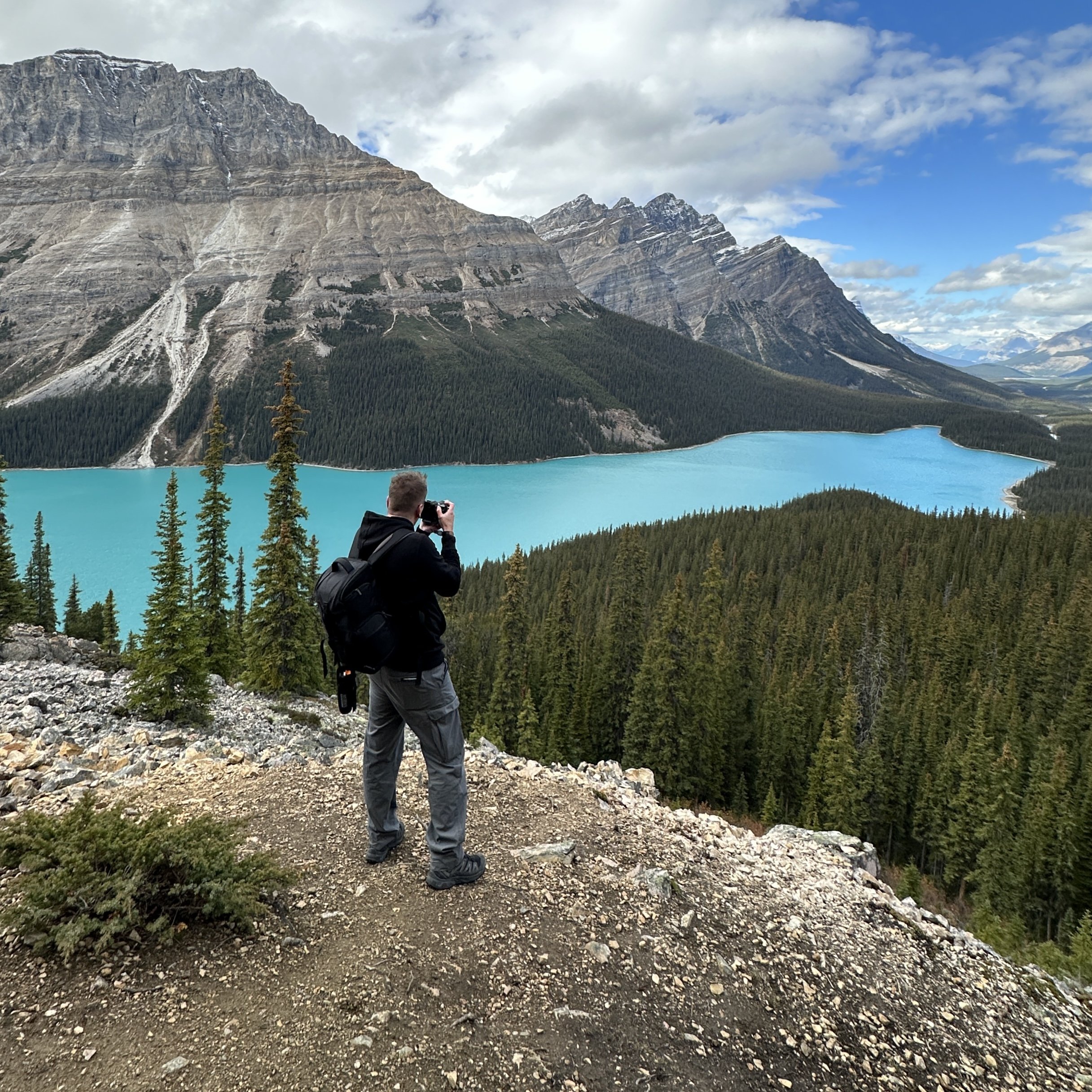 Landscape Photographer 'Matthew Martin', Shot taken Peyto Lake, Alberta, Canada