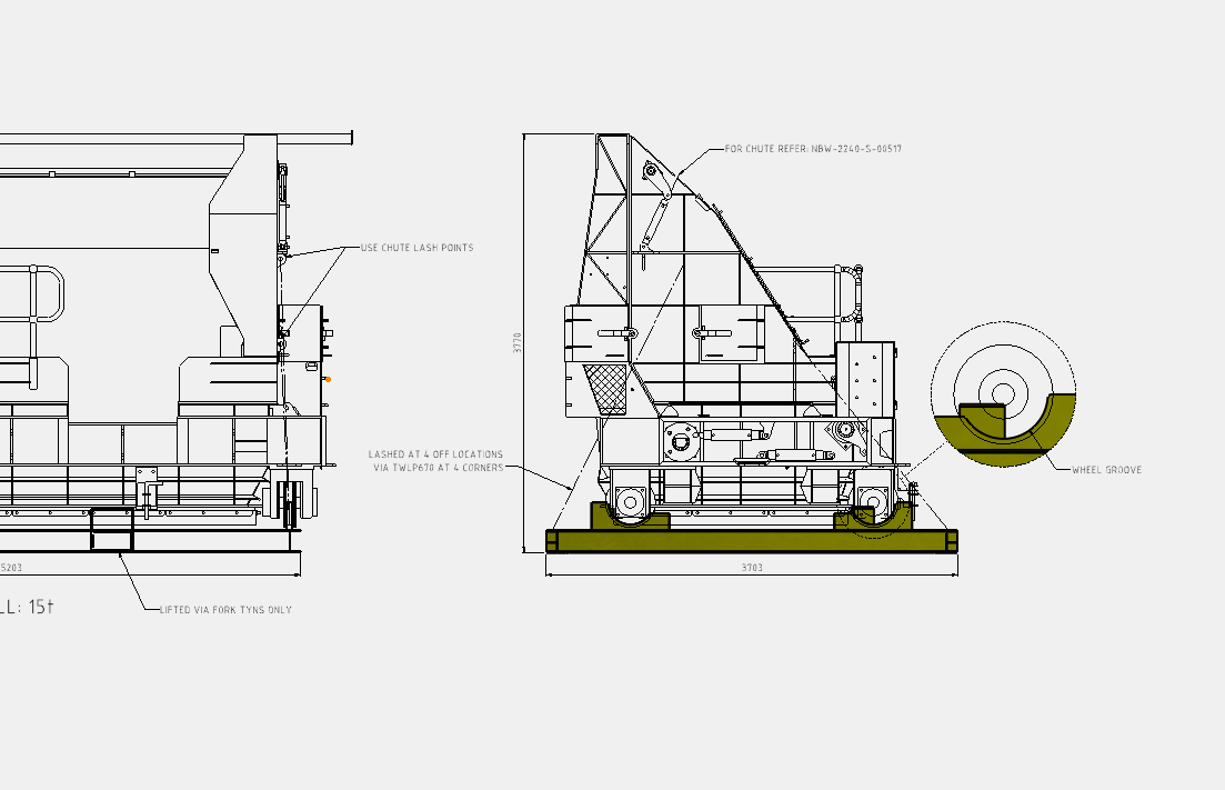 Wet Screen Transport Frame