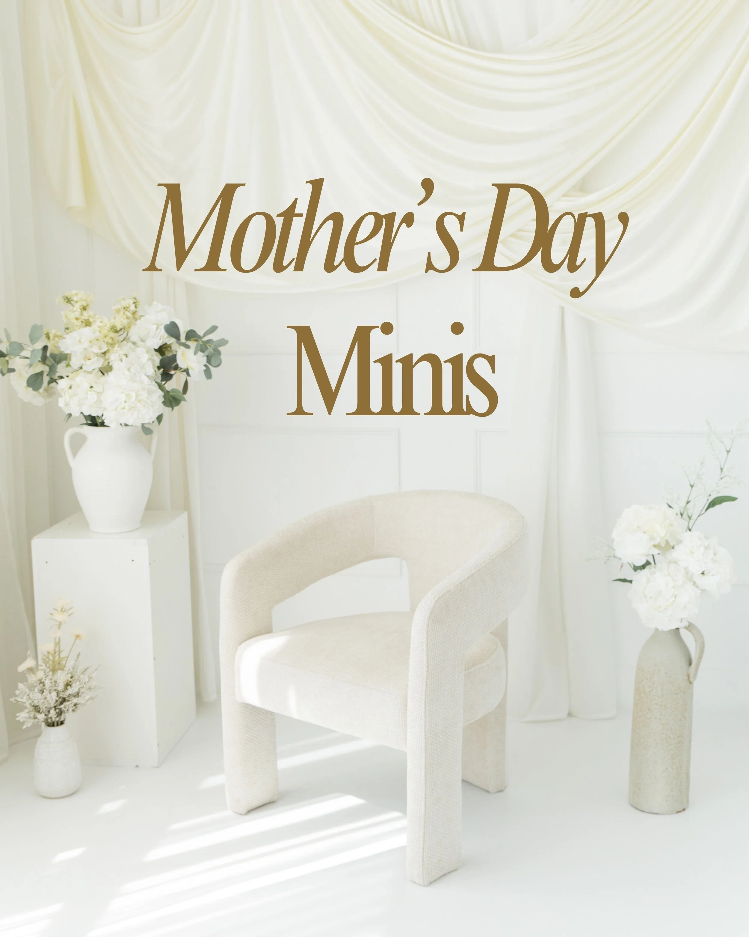 Last chance to book a Mother&rsquo;s Day Photoshoot! 💛

✨This Saturday, May 9th✨

💛 20 Minutes
💛 2  Backdrops
💛 6  Fully retouched photos

Limited spots available ✨ Book through the link in our bio
