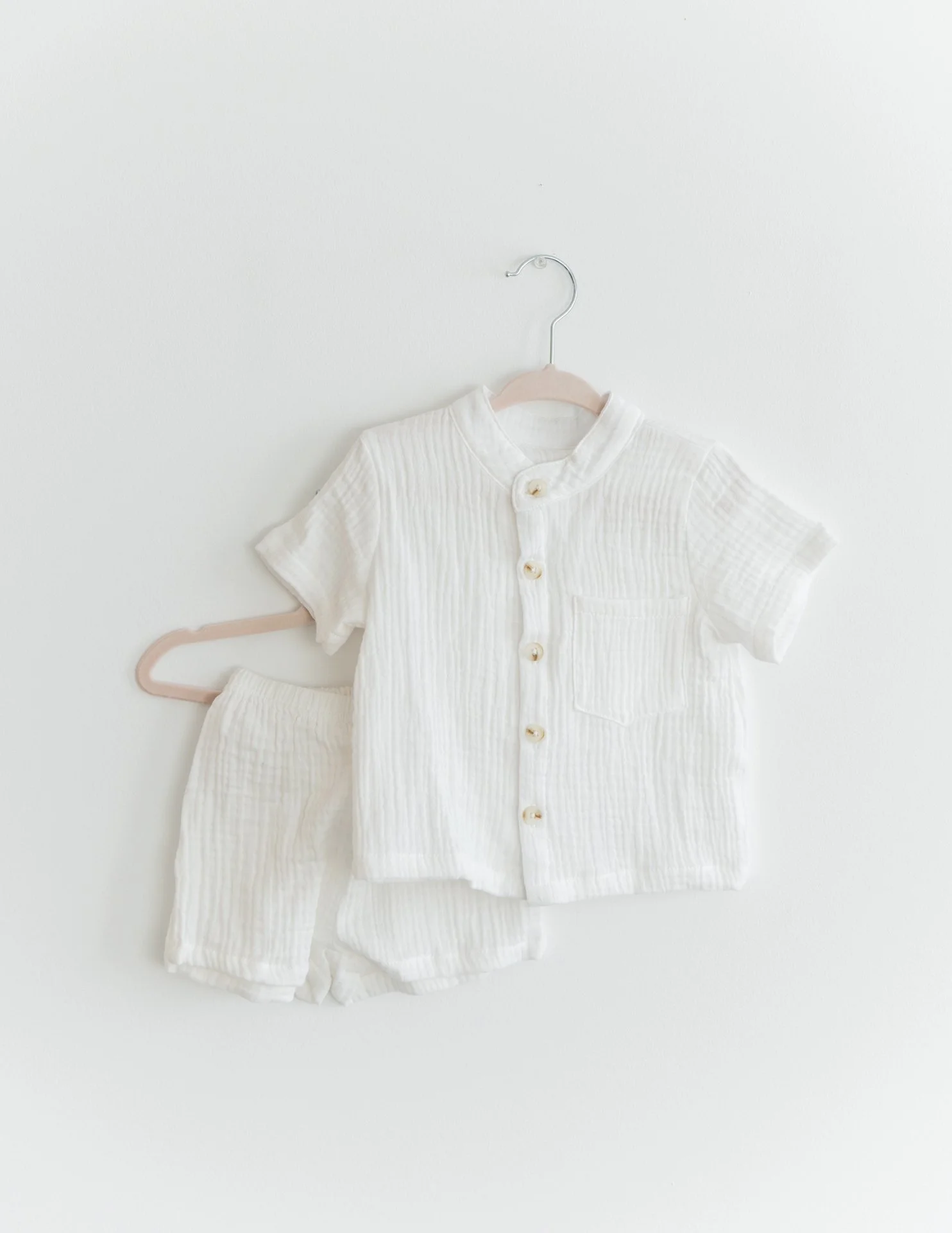Boys linen shirt and shorts - 12 months