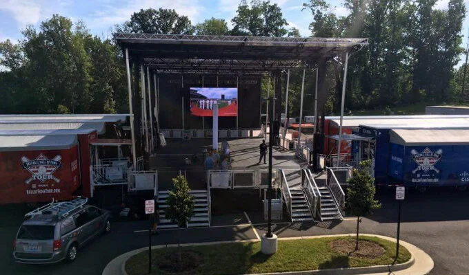 The full MLB HoF tour setup. 2016
