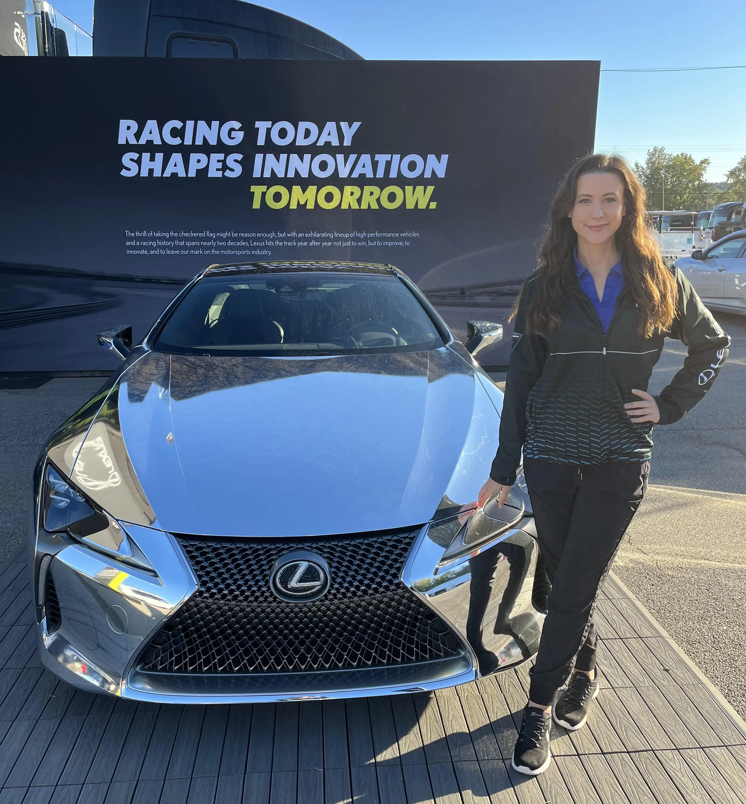On the road with Lexus. So excited to join this team as a product specialist.